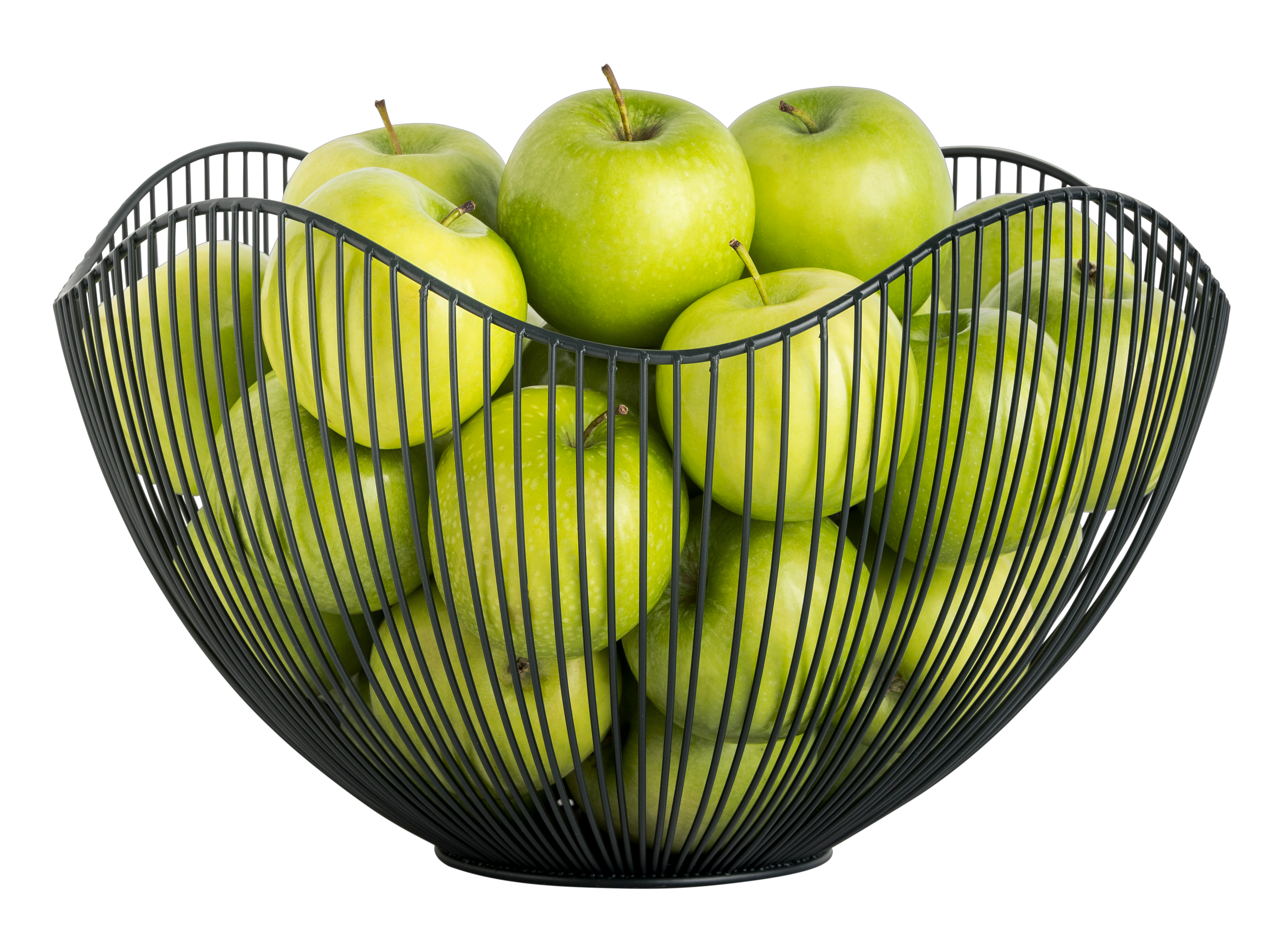 ASTER Fruitmand zwartH 20 cm - Ø 34 cm - CASA