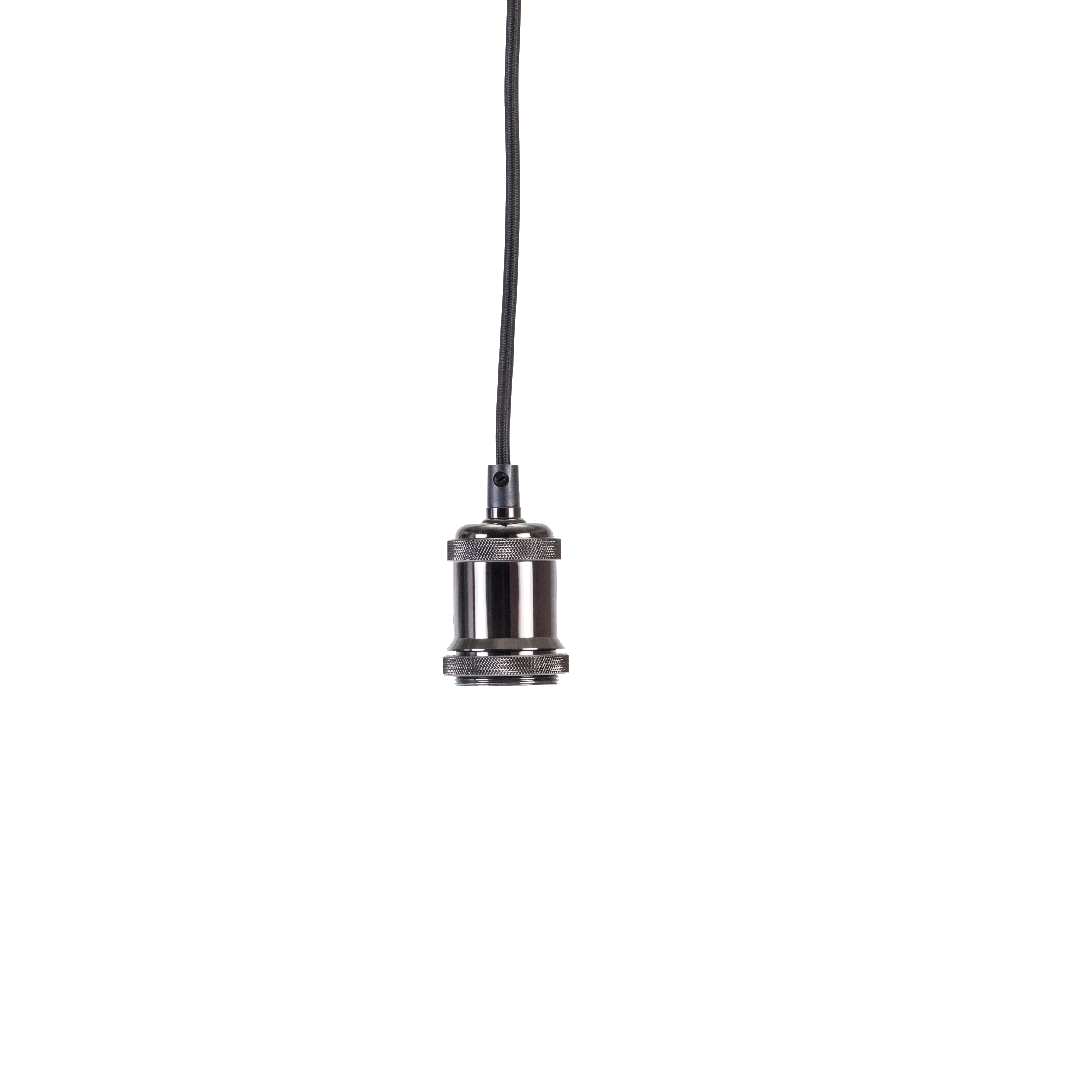 ALU Pendel zwart, metaalL 120 cm