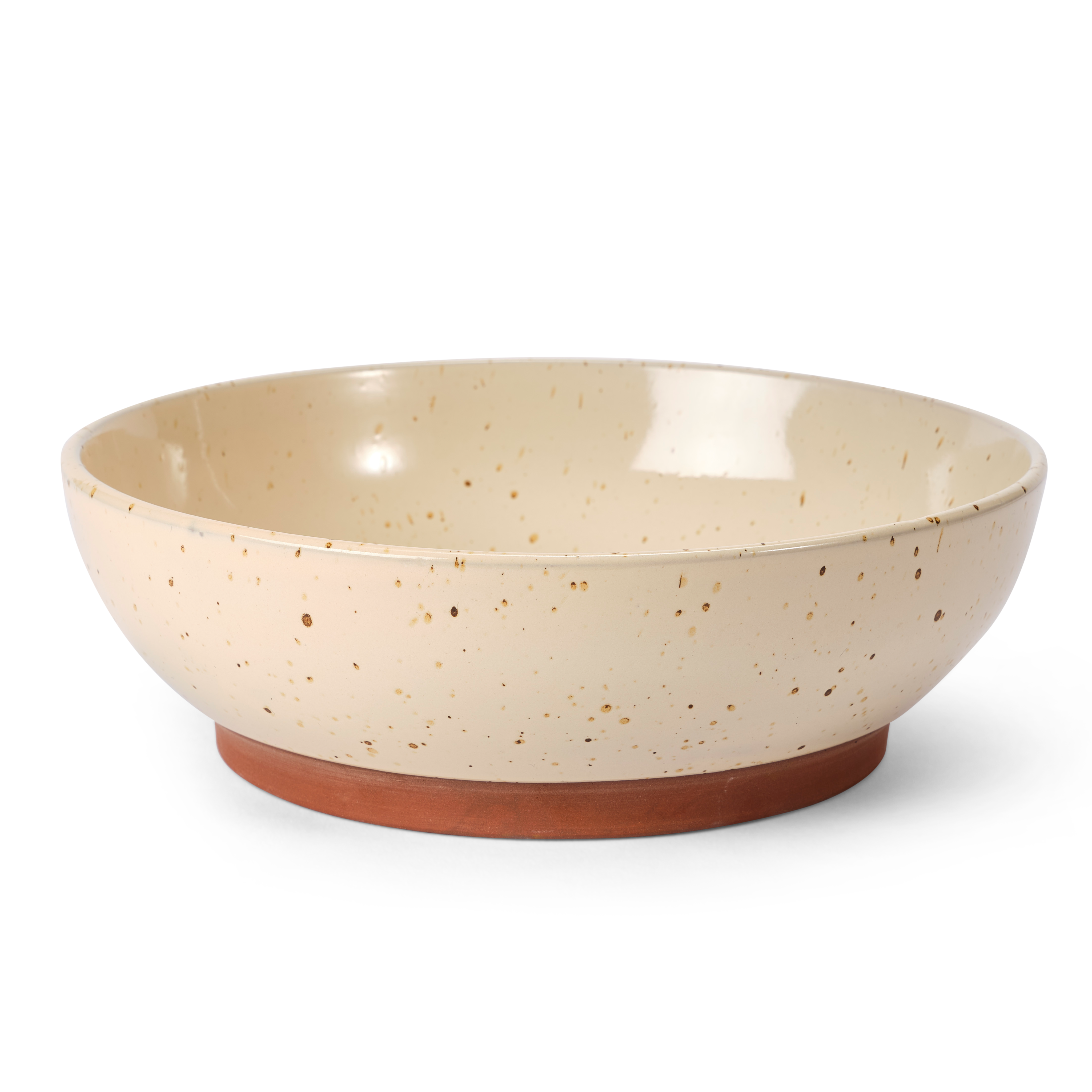 TERRA Bowl beige - set van 4 H 7,5 cm - Ø 24,5 cm