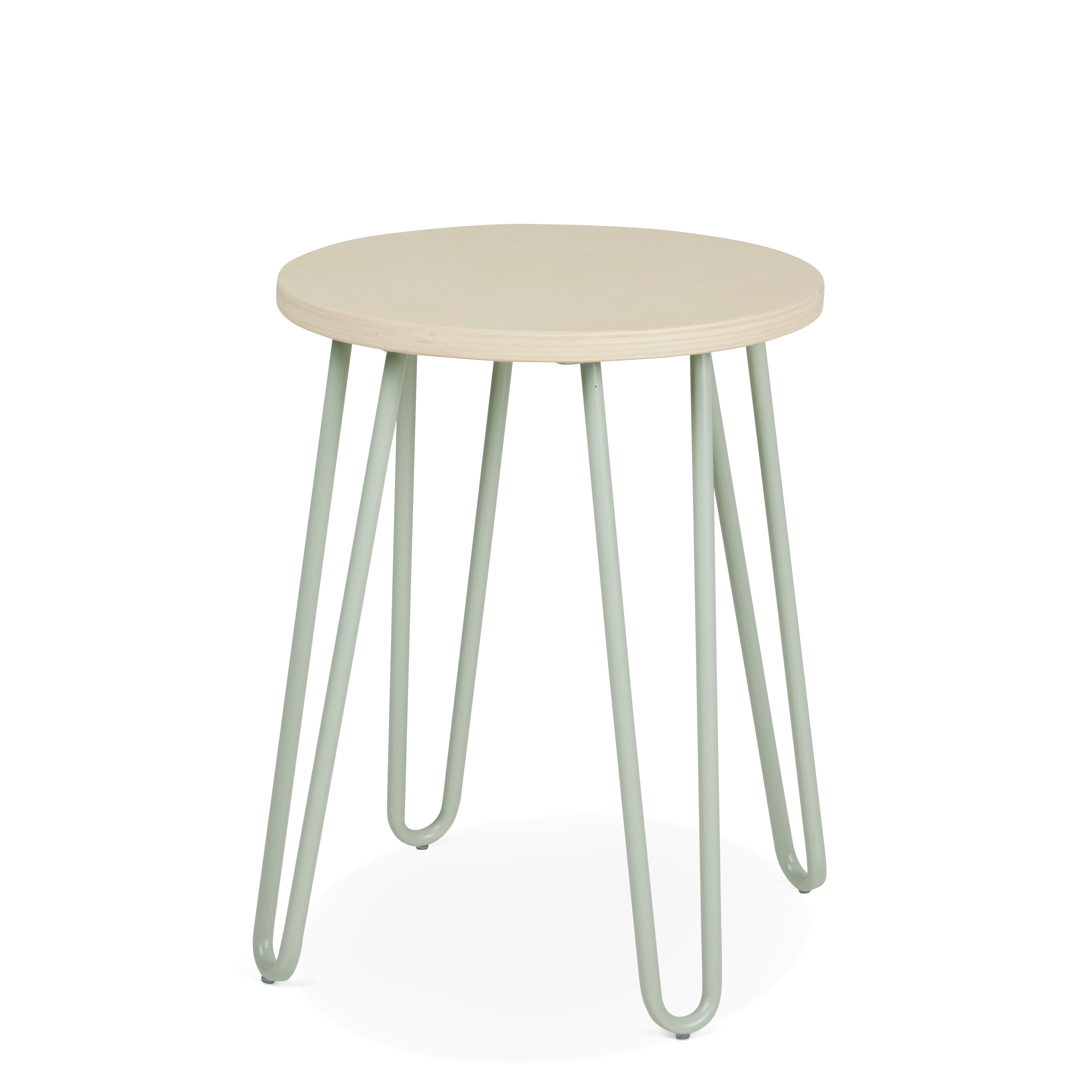 JONAS Kruk lichtgroenH 45 x B 35 x D 35 cm - Ø 35 cm