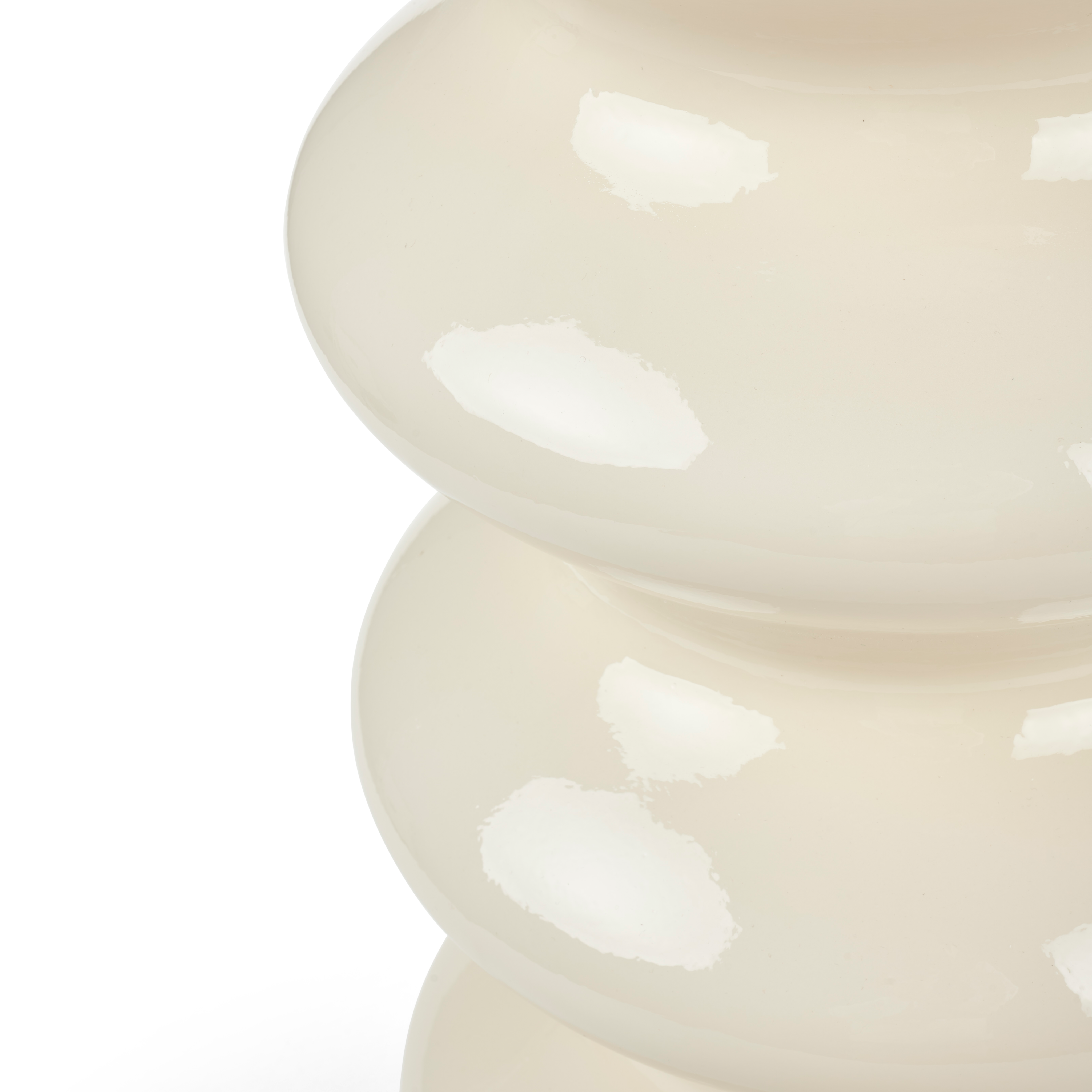 WAVY Bijzettafel beigeH 55 cm - Ø 35 cm