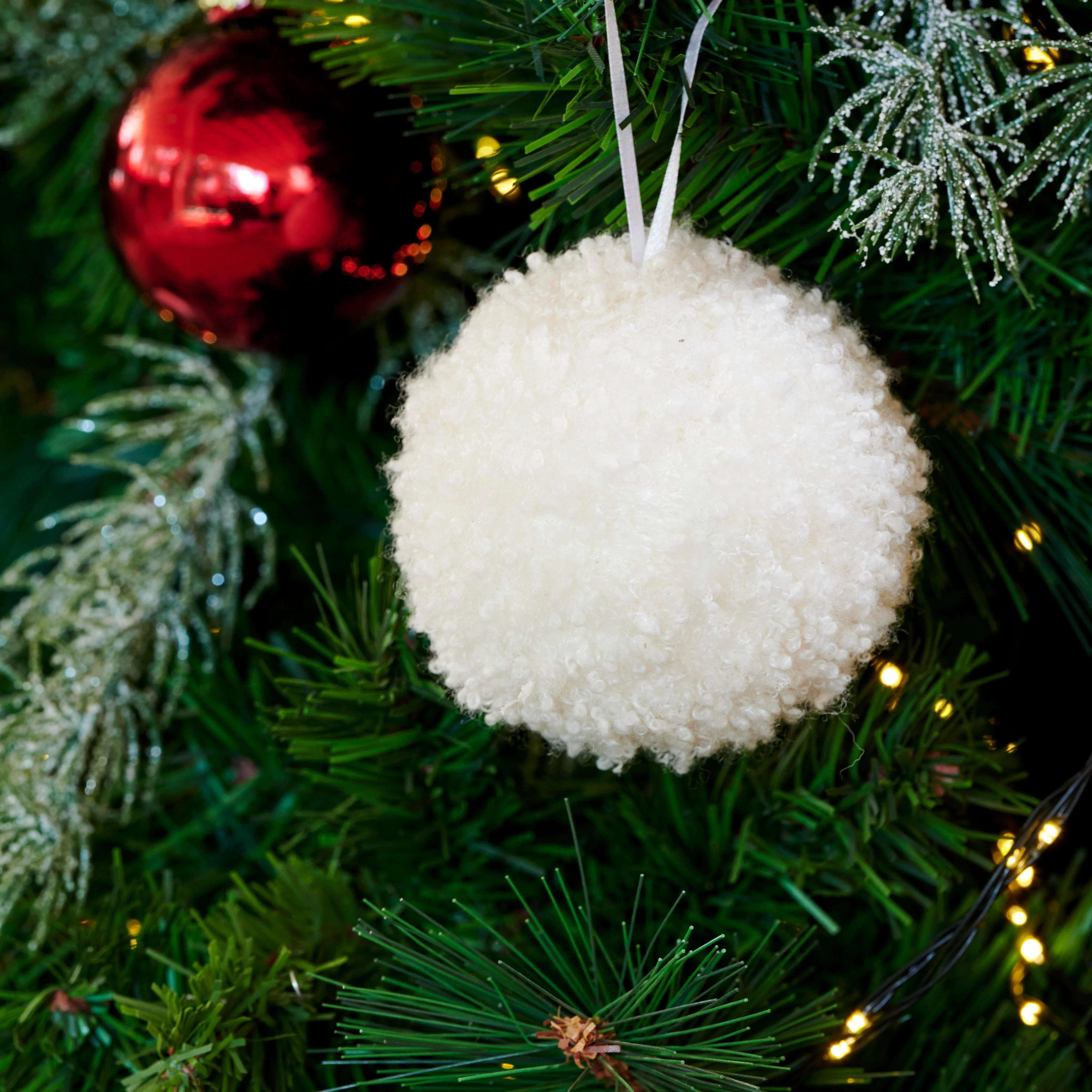 MOUTON Kerstbal witØ 8 cm
