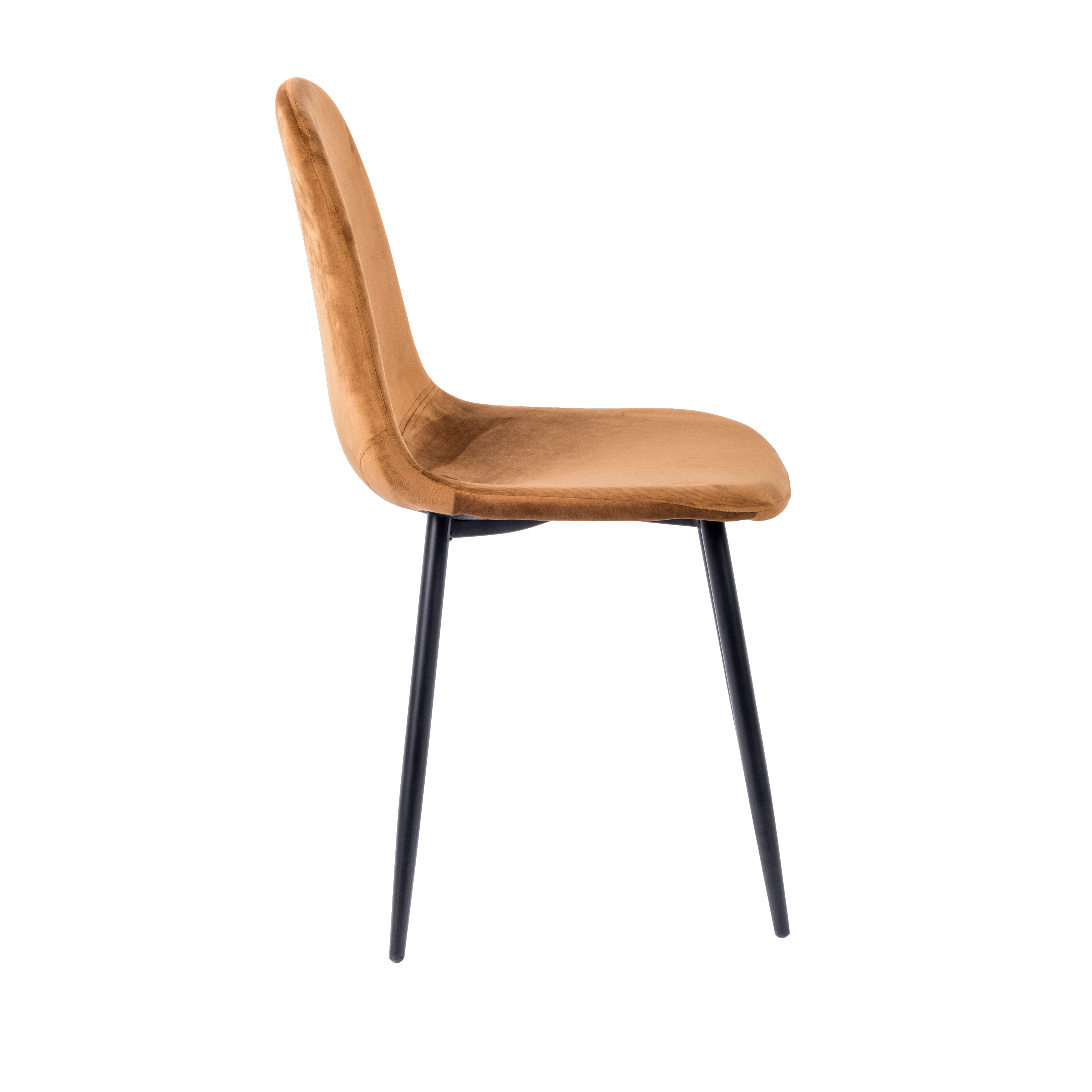 SILKE Eetkamerstoel caramelH 86,5 x B 44 x L 52 x D 52 cm