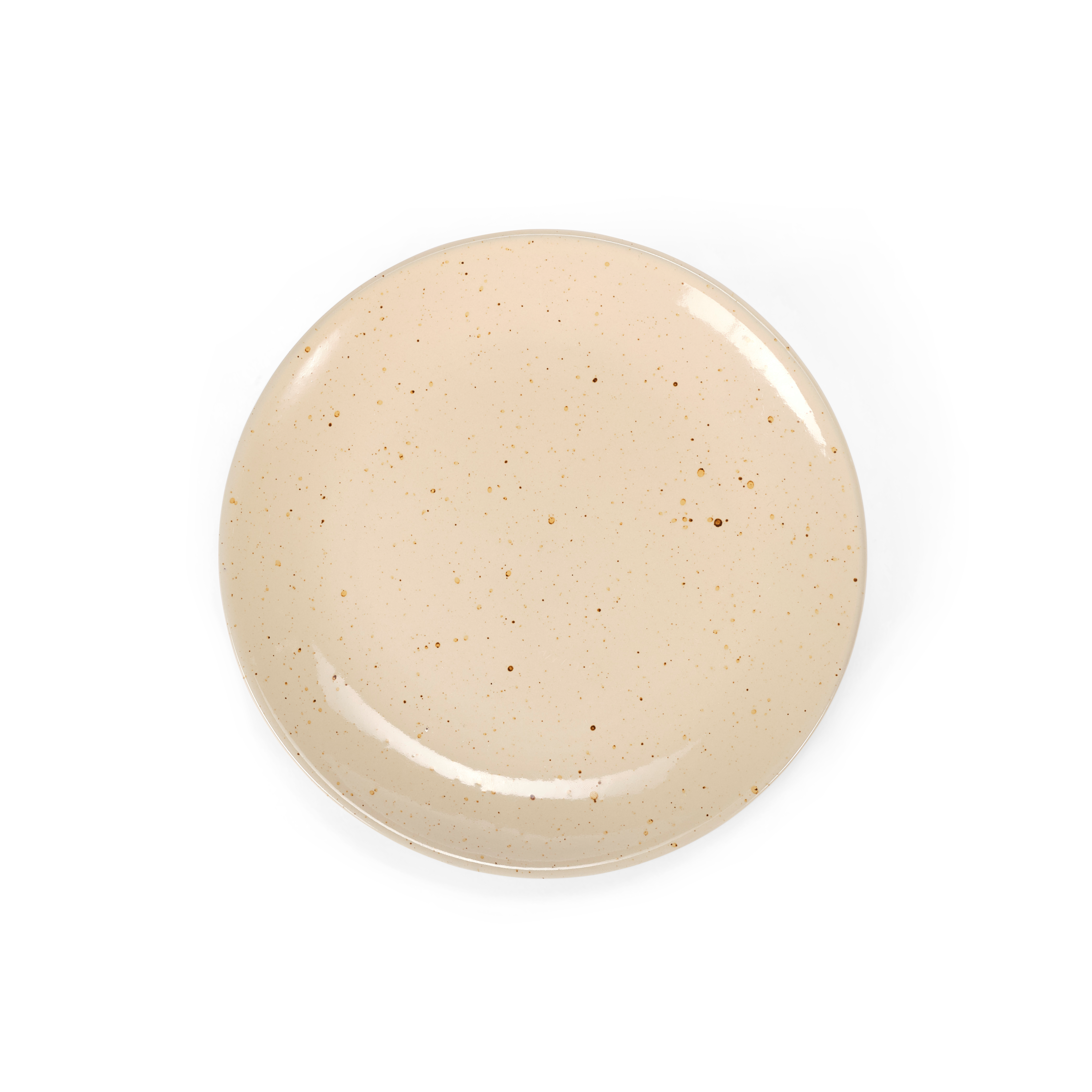 TERRA Bord beige - set van 4 Ø 21 cm