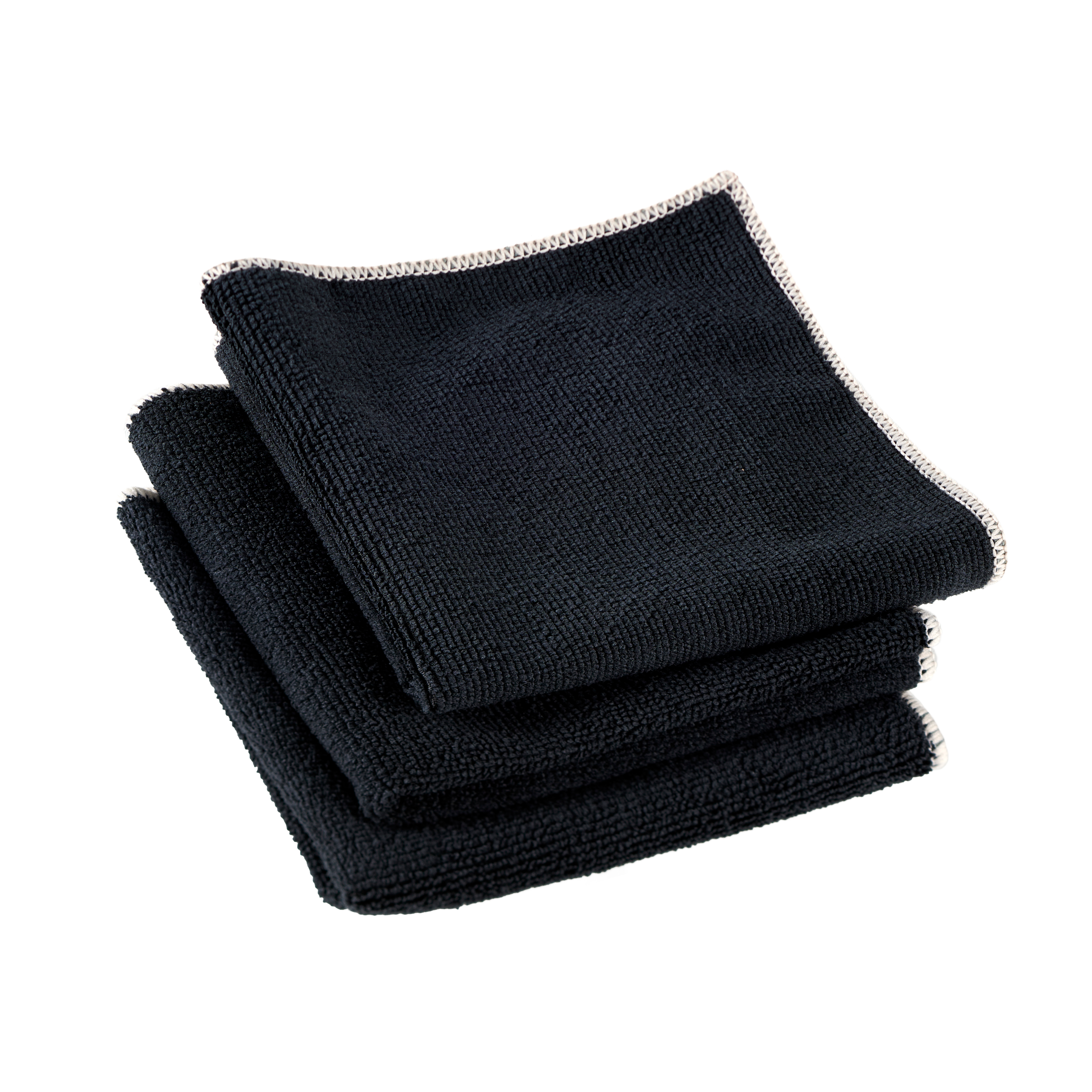 MULTI Microvezel doekje set van 3 zwartB 34 x L 34 cm