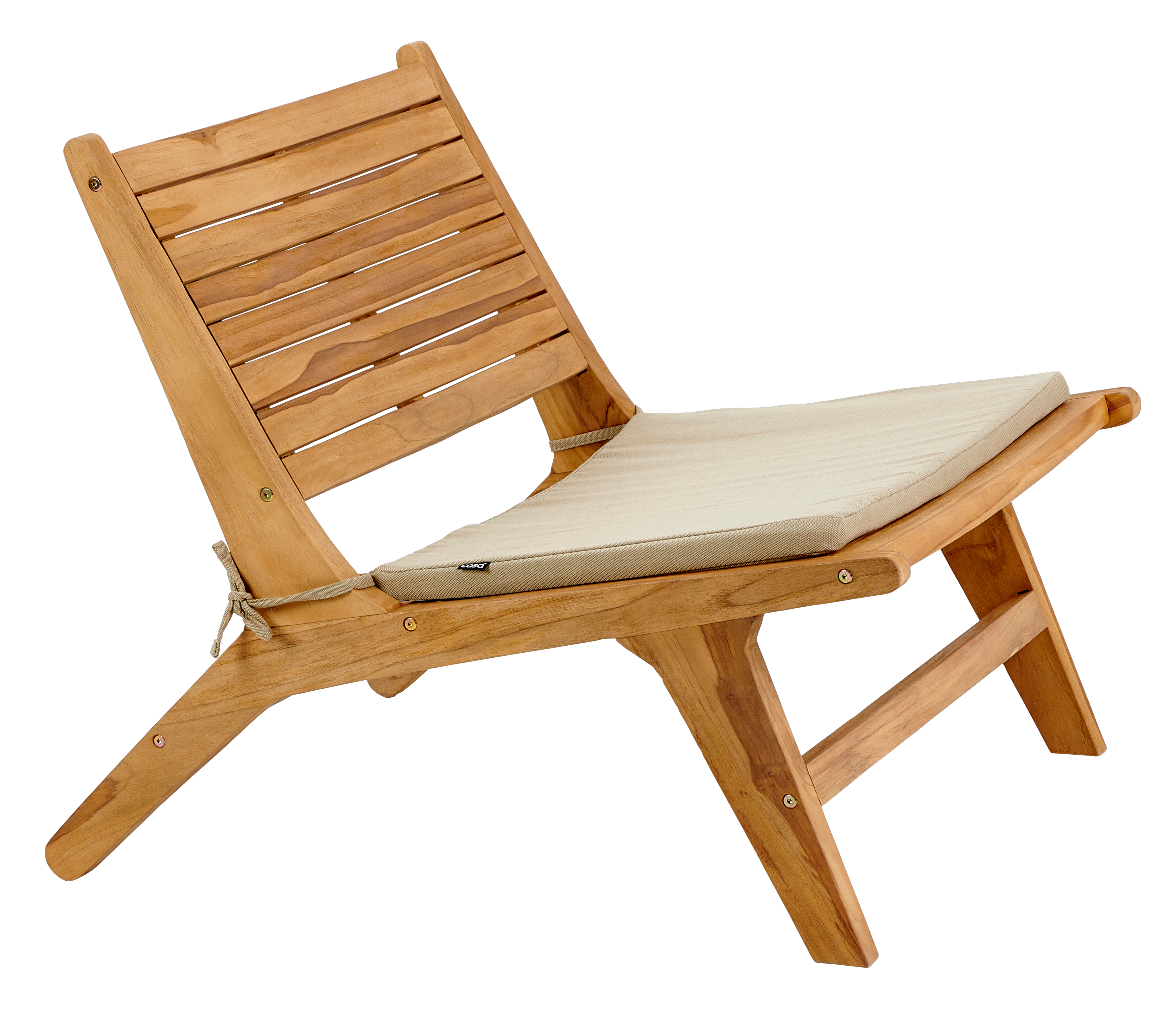 DARMA Lounge stoel naturelH 67 x B 78 x D 67 cm - CASA