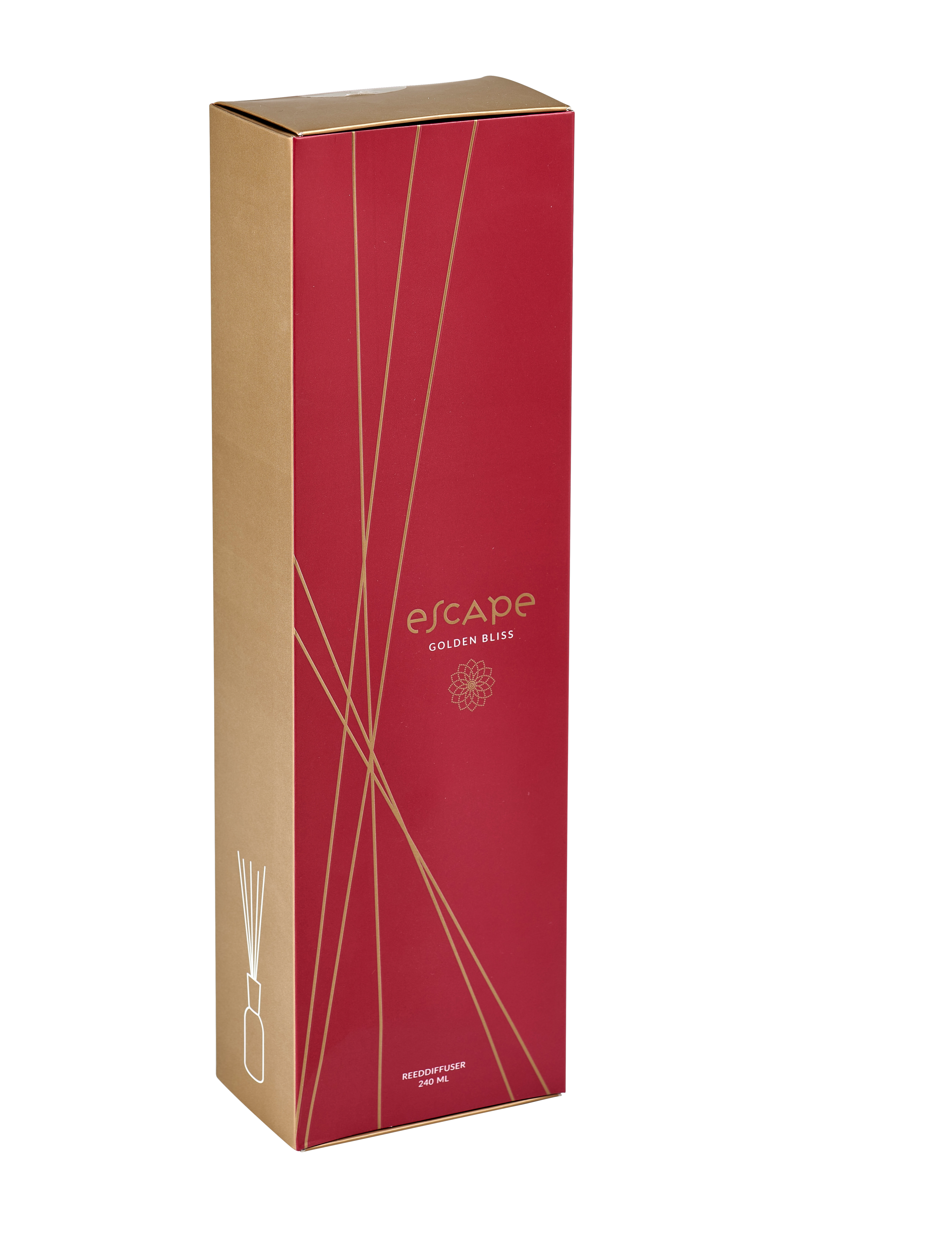 ESCAPE GOLDEN BLISS Geurolie goud, bordeaux