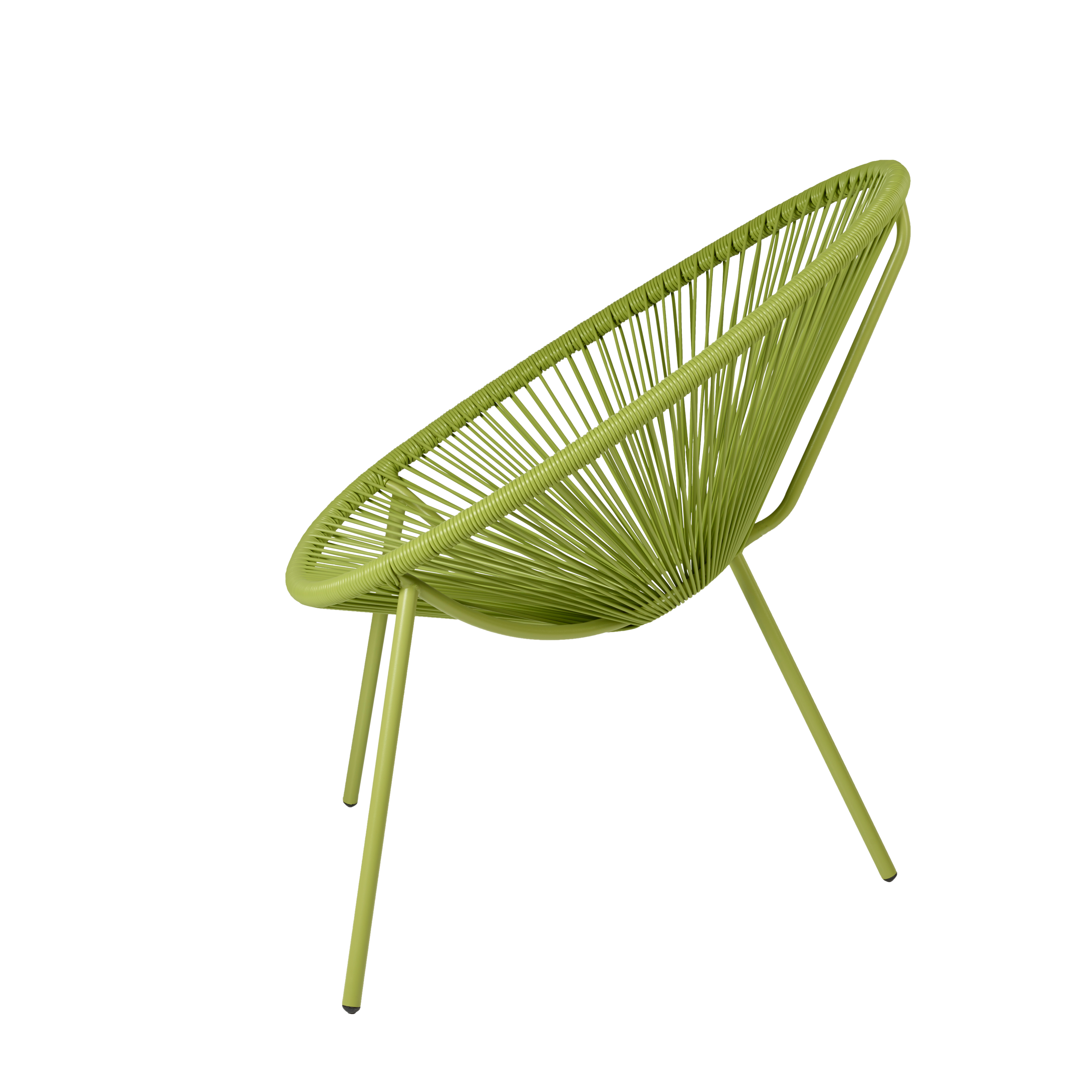 ACAPULCO Lounge stoel limeH 82 x B 75 x D 69 cm - CASA