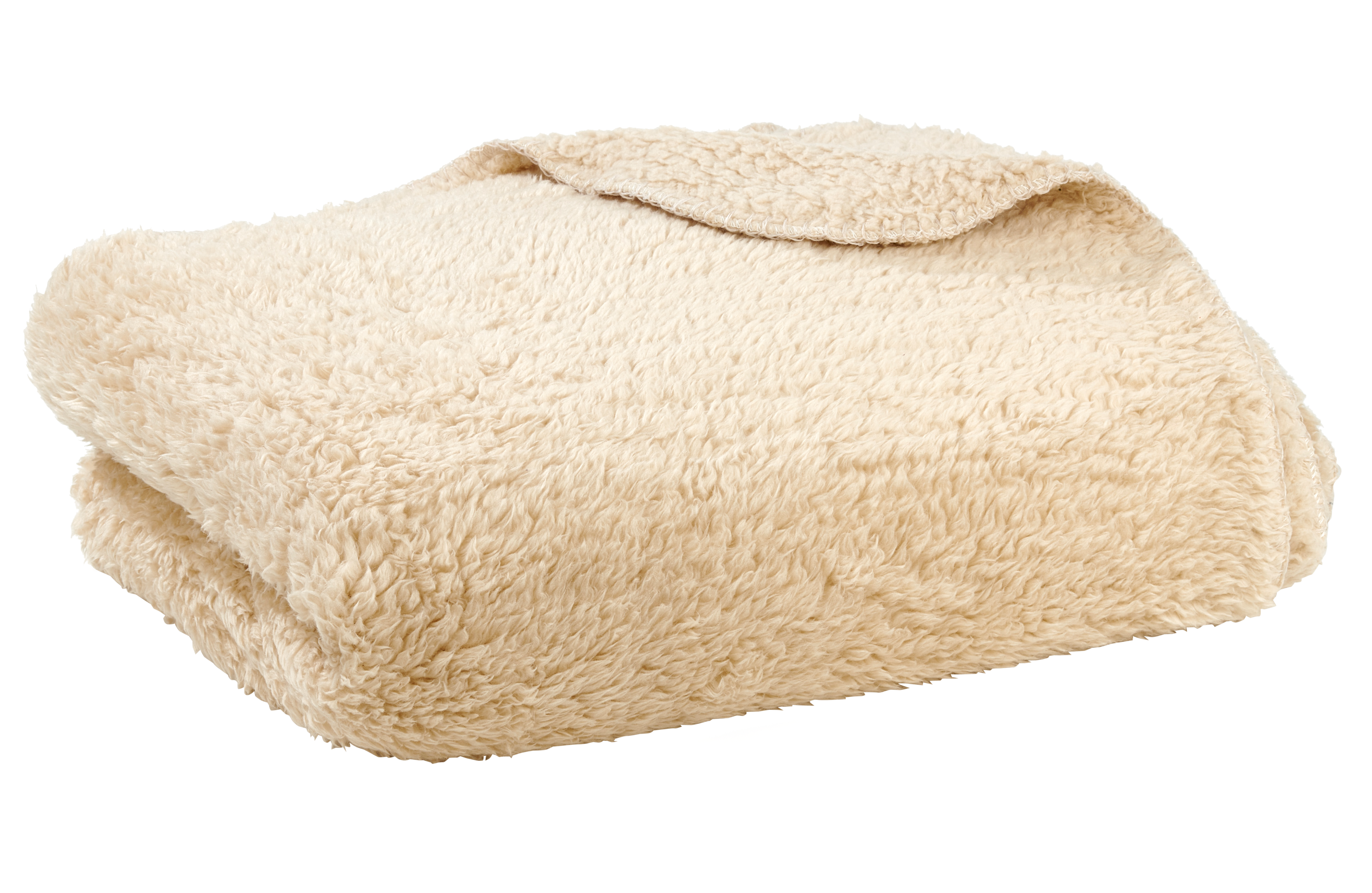 MOUTON Plaid beigeB 130 x L 170 cm