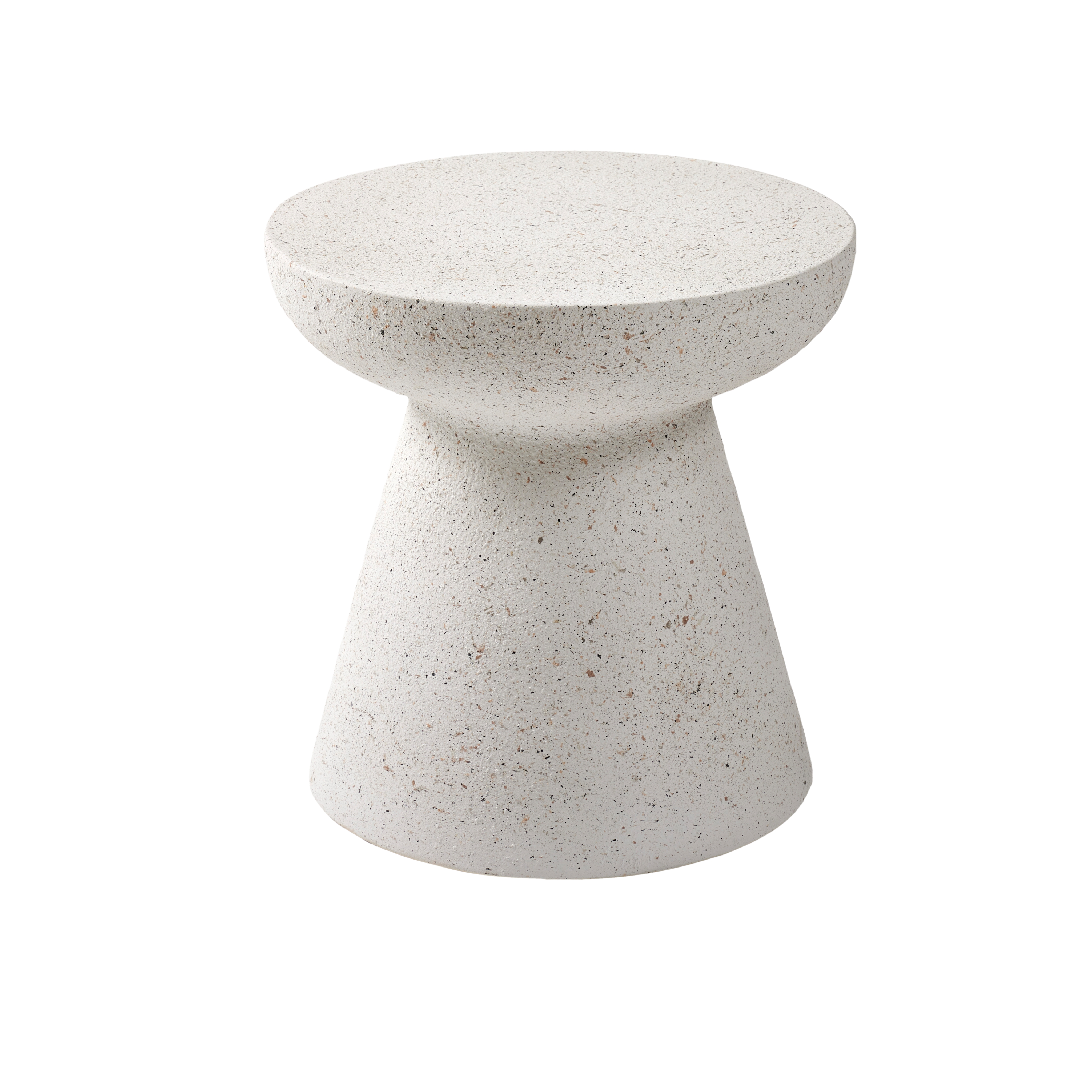 MAGNUS Bijzettafel witH 40 cm - Ø 40 cm