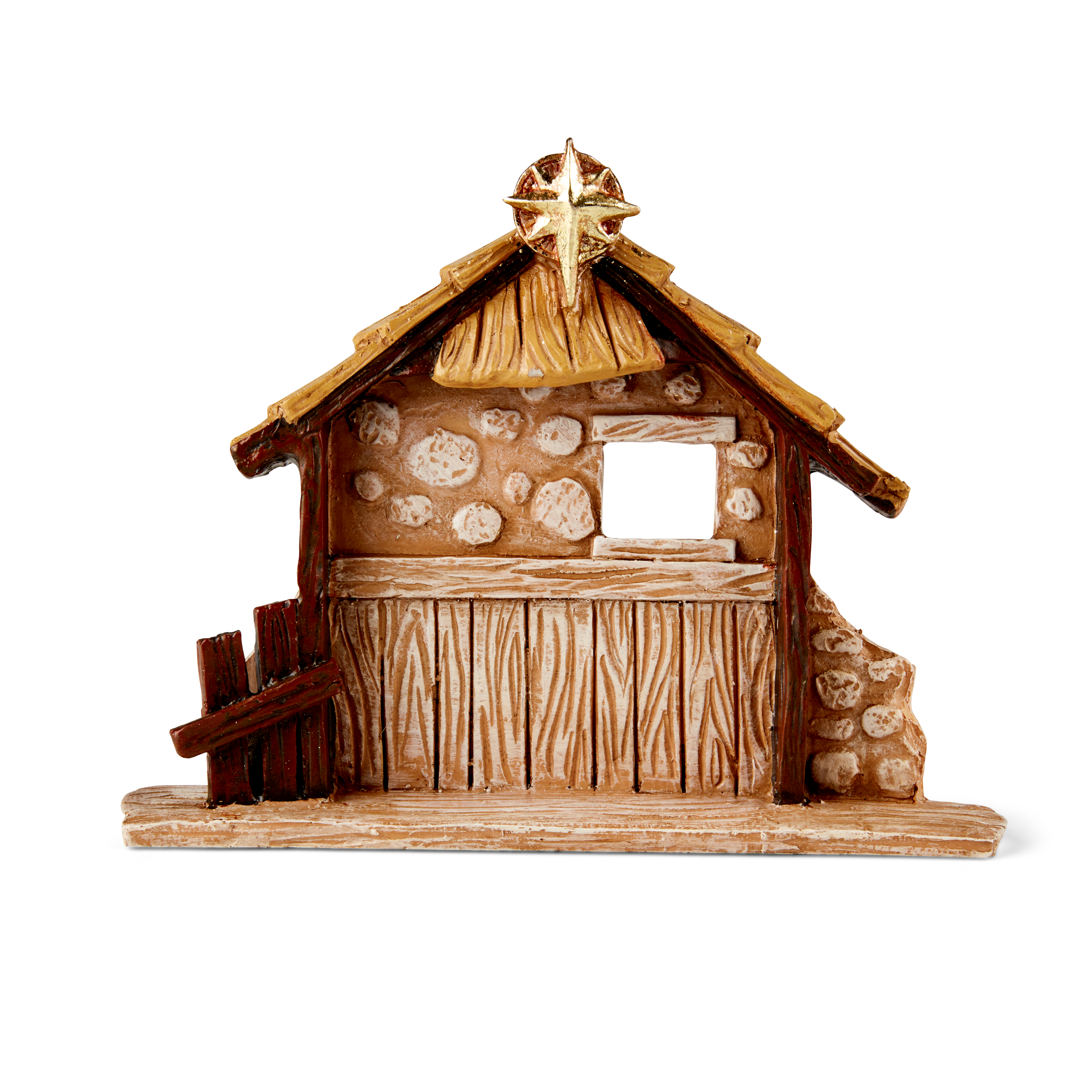 JOSEPH Kerststal naturelH 13,5 x L 17 x D 2,4 cm