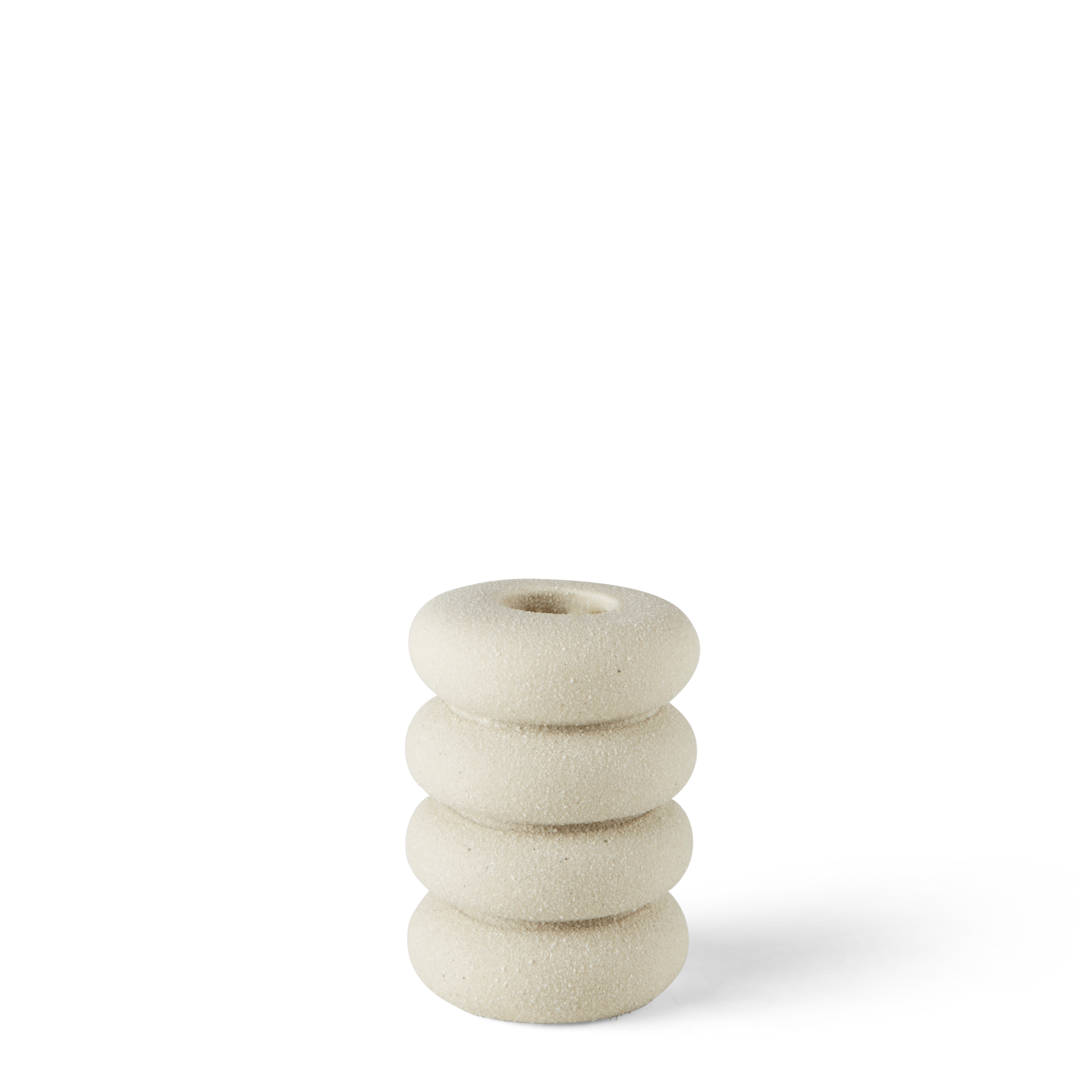 BOULES Kandelaar naturelH 8,5 cm - Ø 6 cm