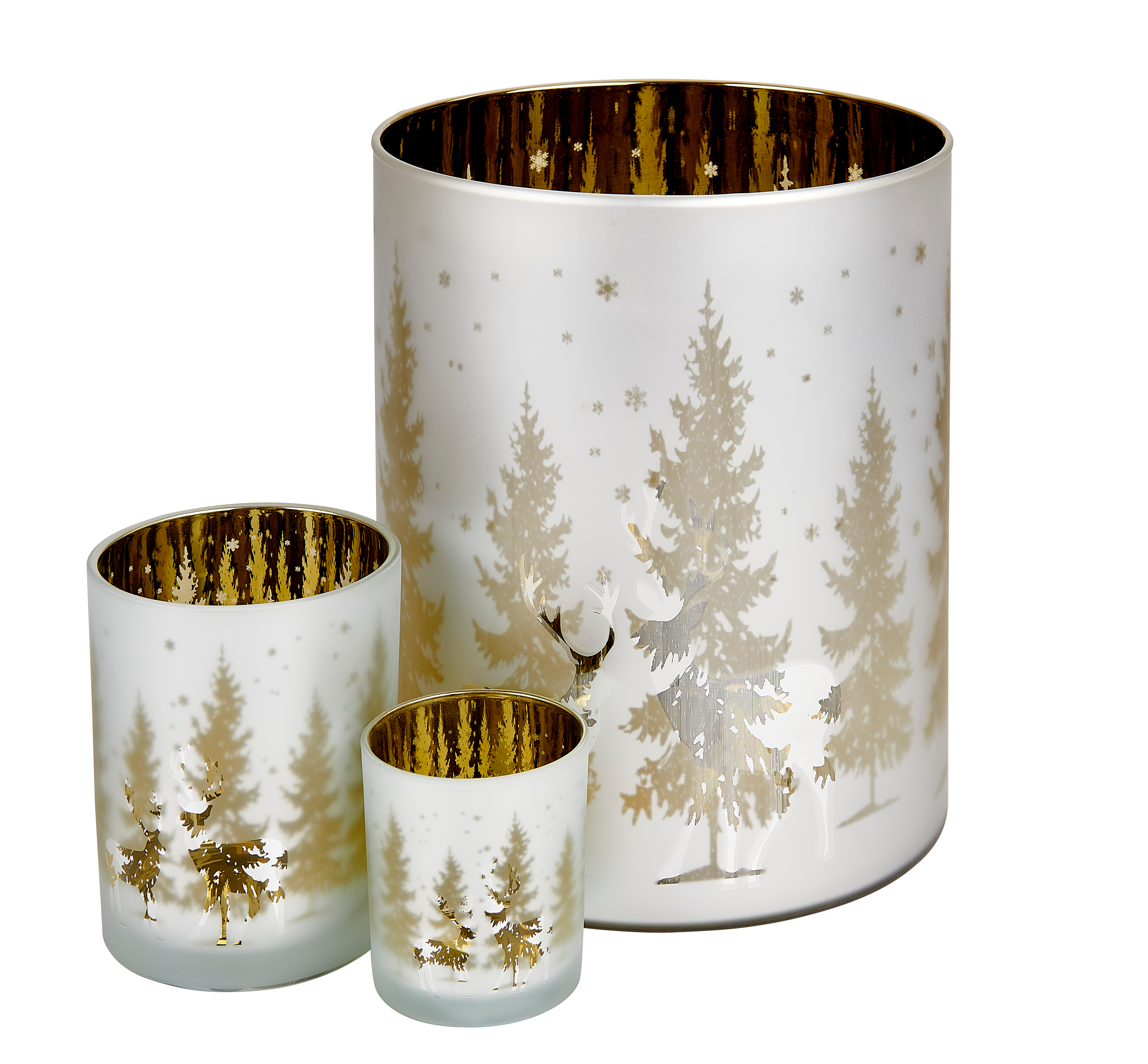 FORESTSCENE Partylight groenH 12,5 cm - Ø 10 cm