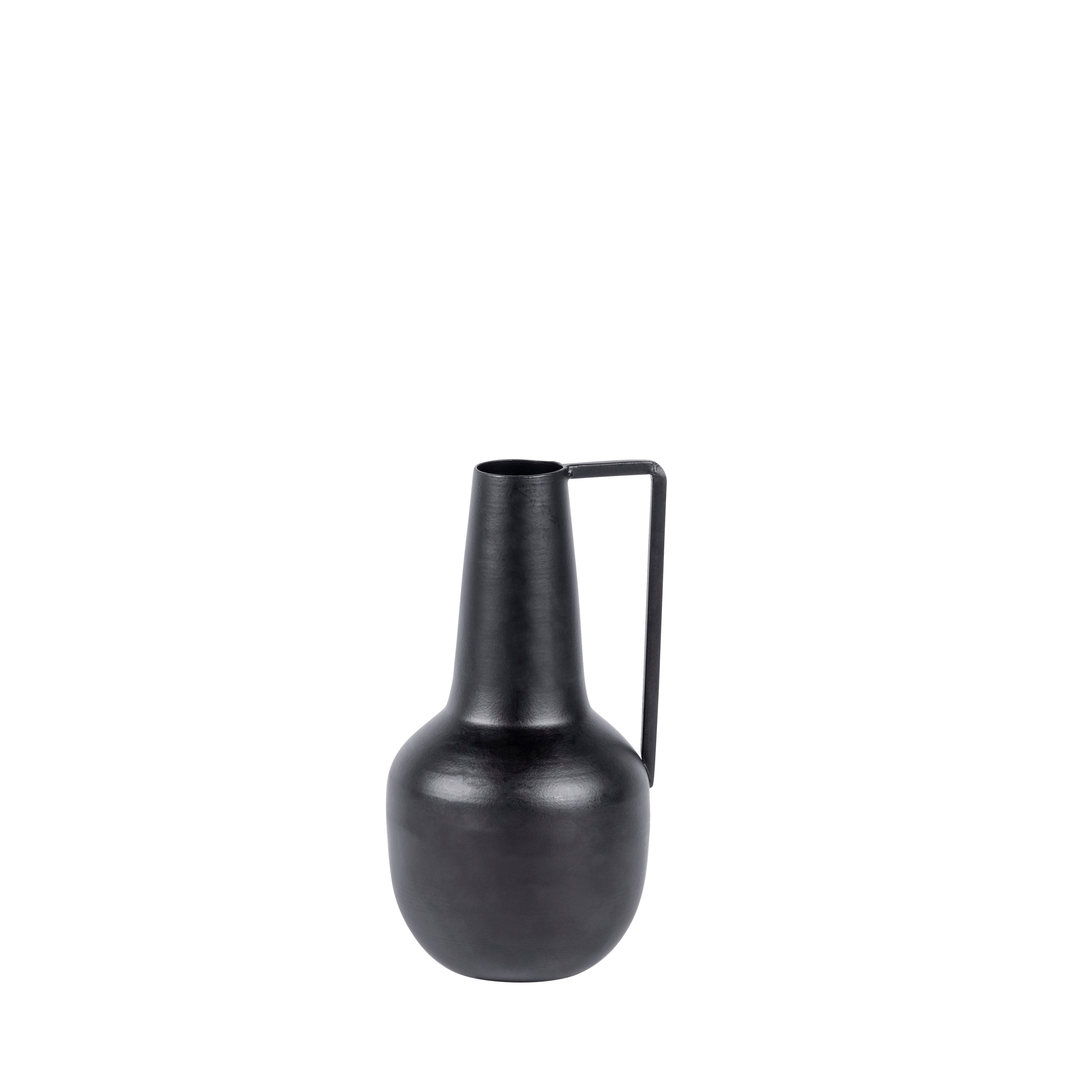 BASTA Vaas zwartH 18 cm - Ø 9 cm - Ø 3 cm