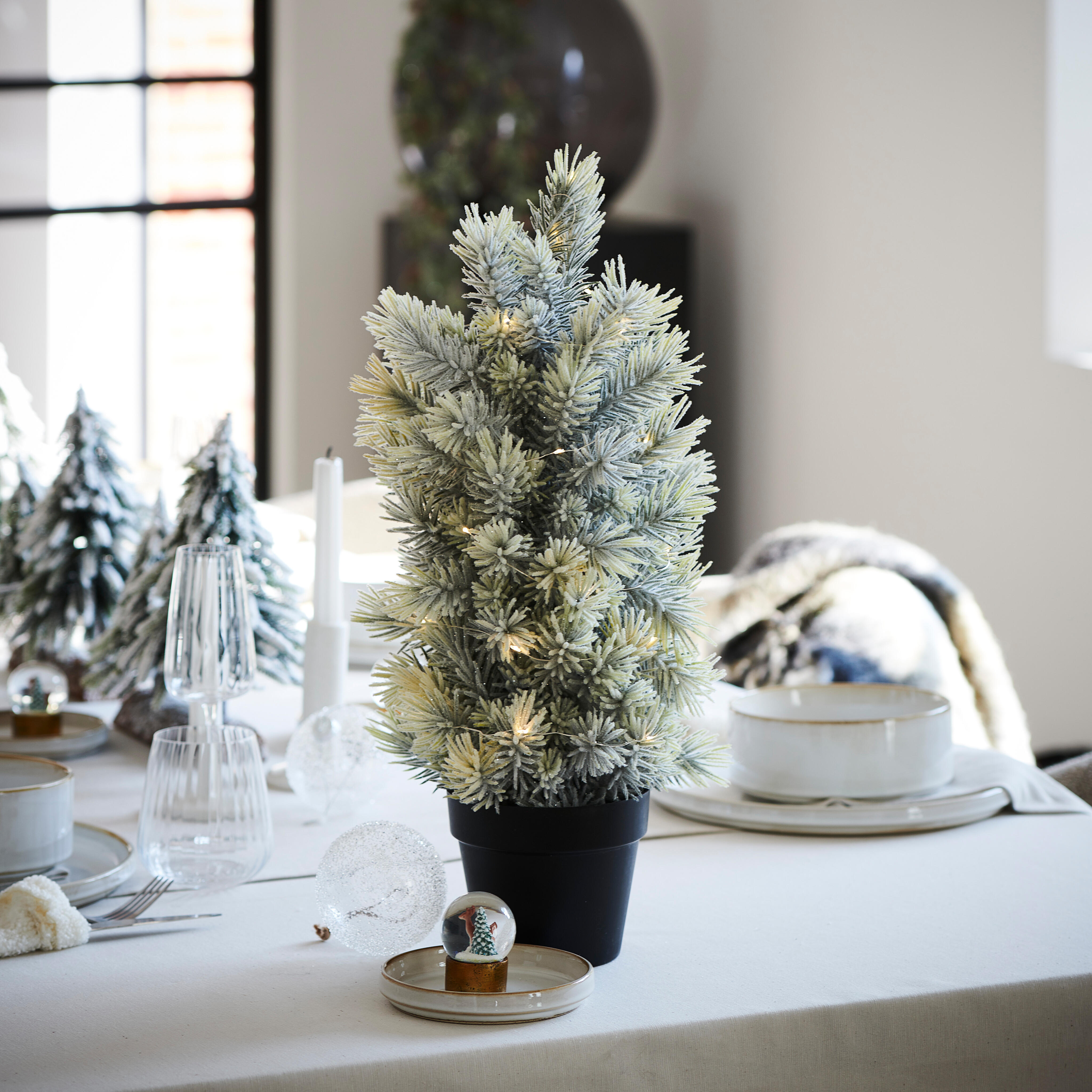 CELESTIAL Kerstboom met led groenH 50 cm - Ø 22 cm