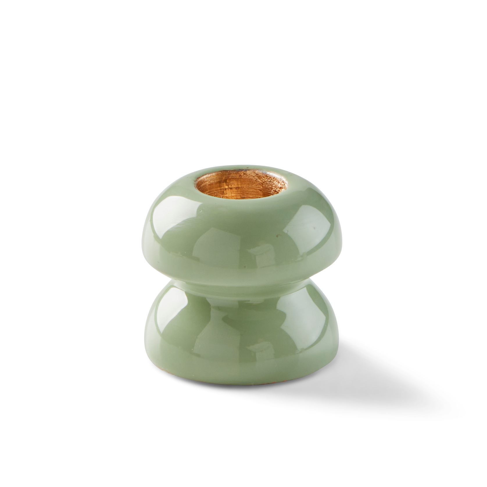 LUCE Kandelaar groenH 4,5 cm - Ø 5 cm
