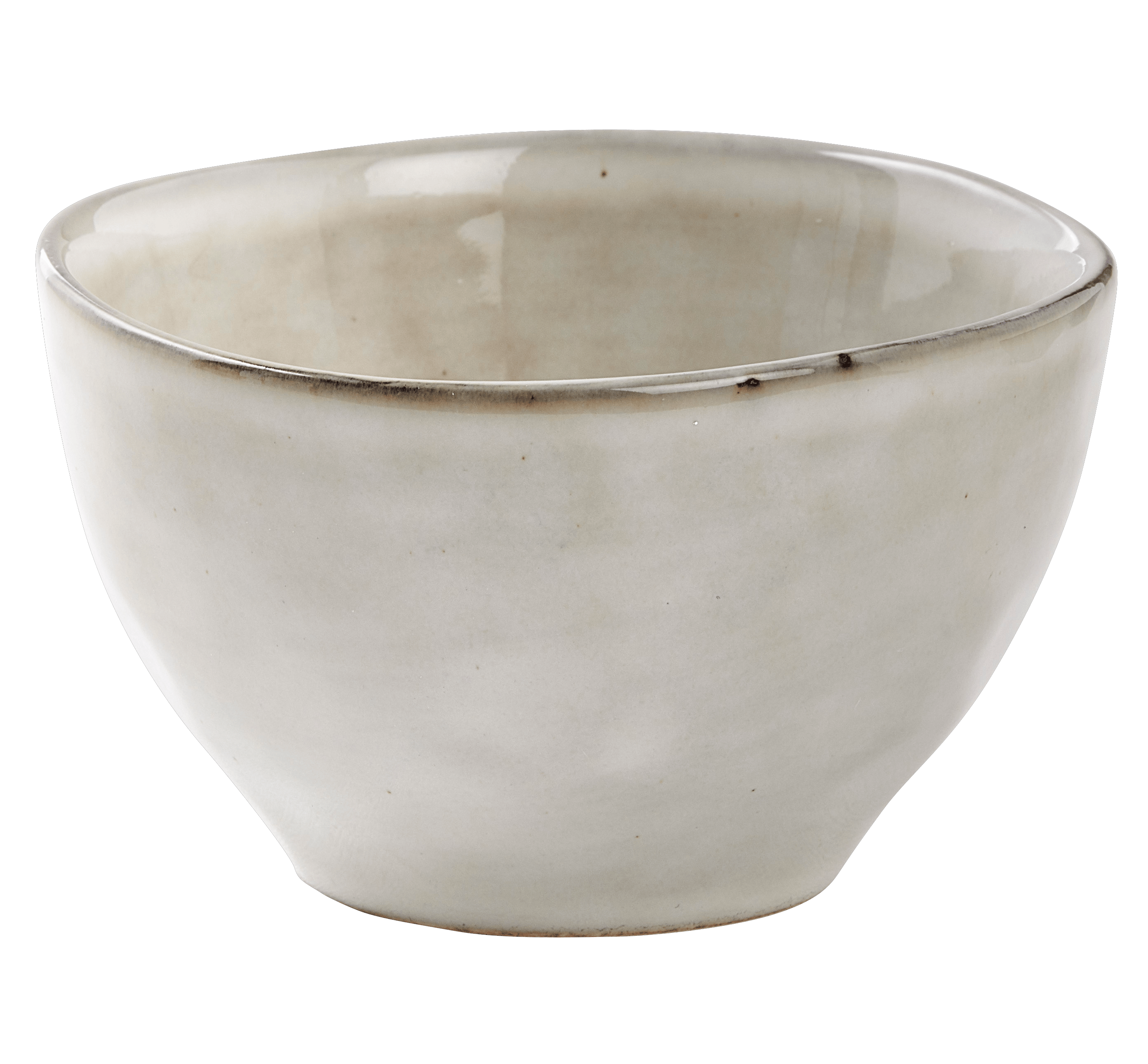 EARTH MARL Bowl 10 CL crème - set van 4 H 5 cm - Ø 8 cm