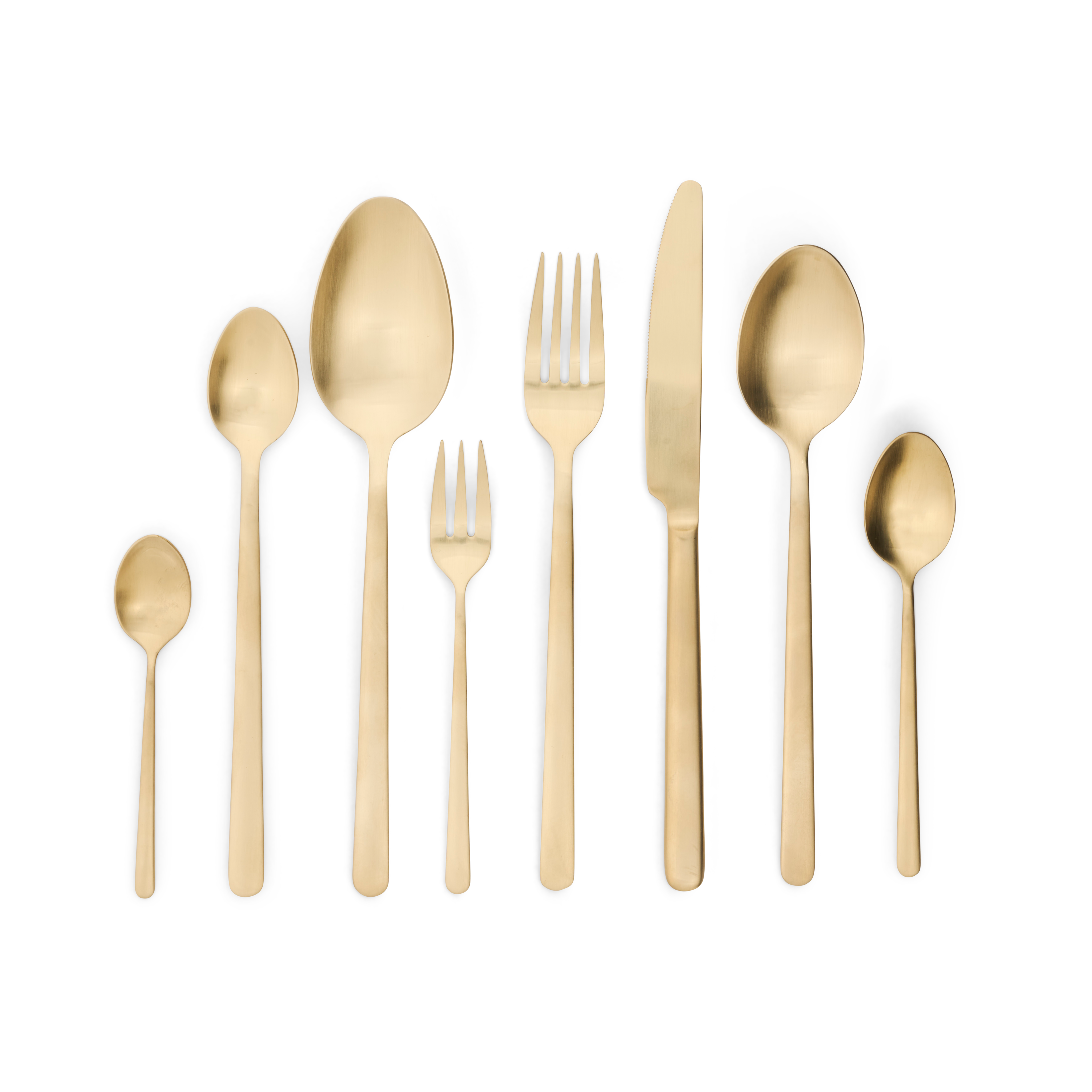 OLIVIA Espressolepel set van 6 goud
