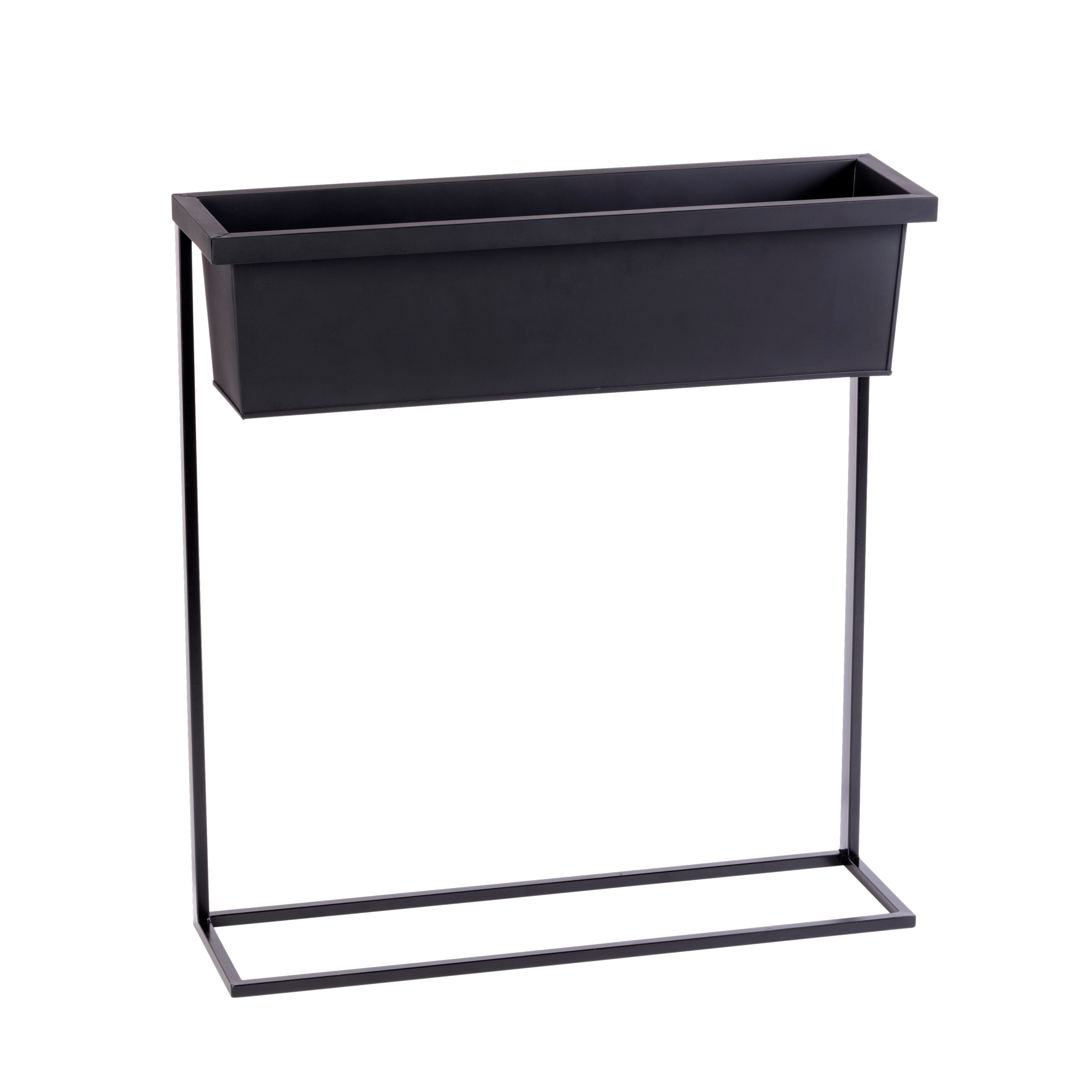BALCO Plantenbak zwartH 75 x B 20 x L 70 cm
