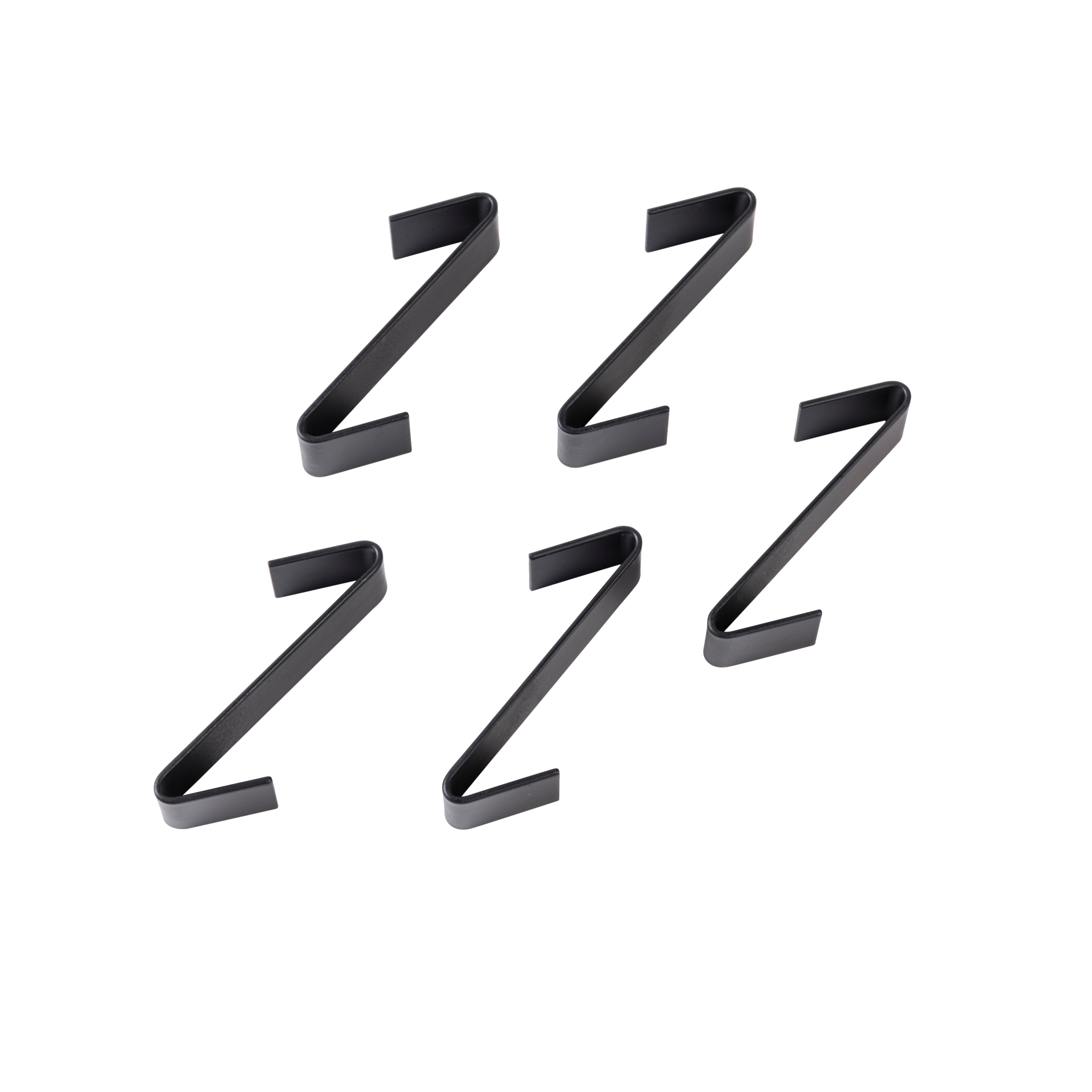 MODULAR 5 S-haken zwartH 7,5 x B 2 cm