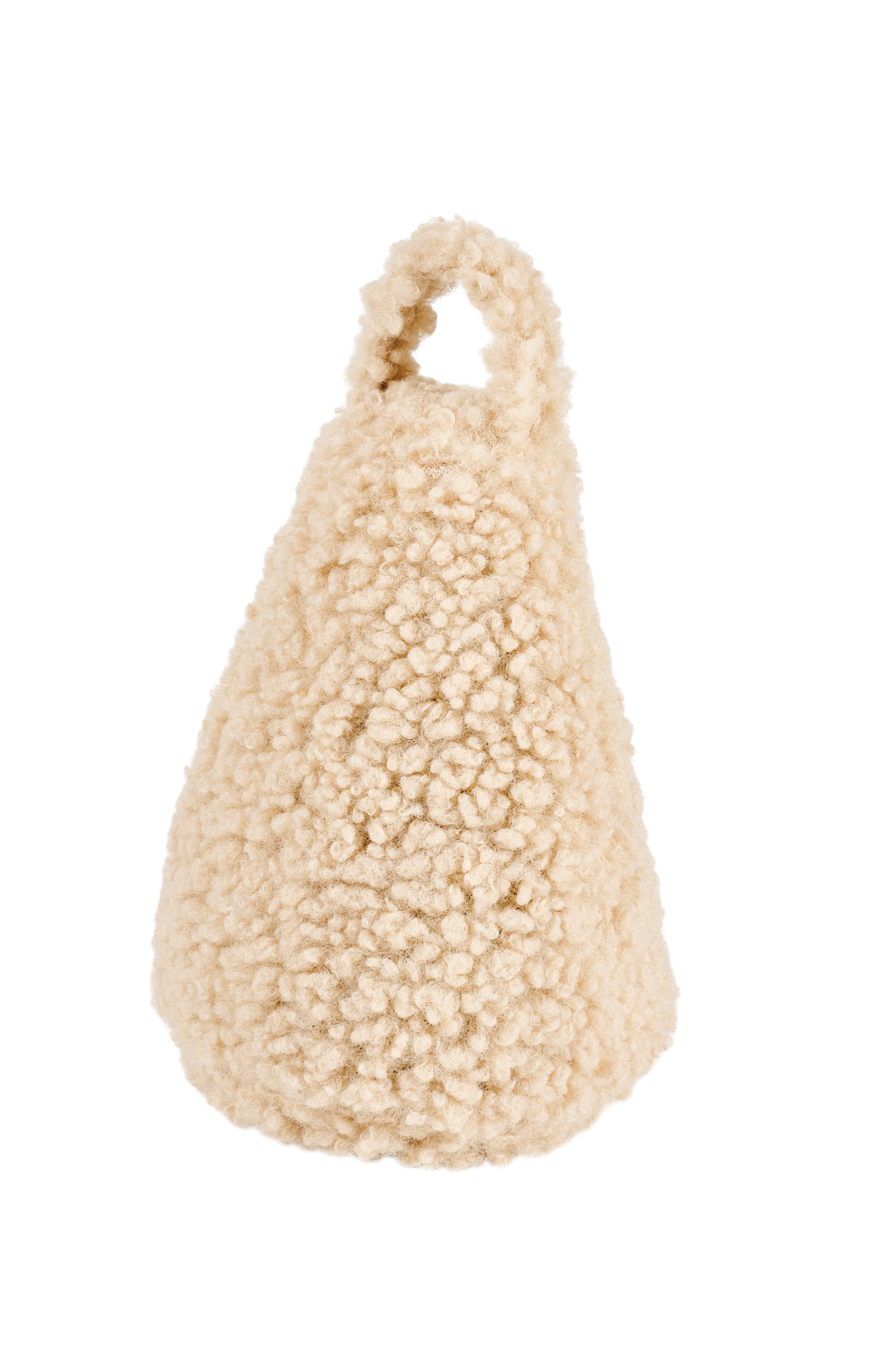 FLUFFY Deurstopper beigeH 23 cm - Ø 12 cm