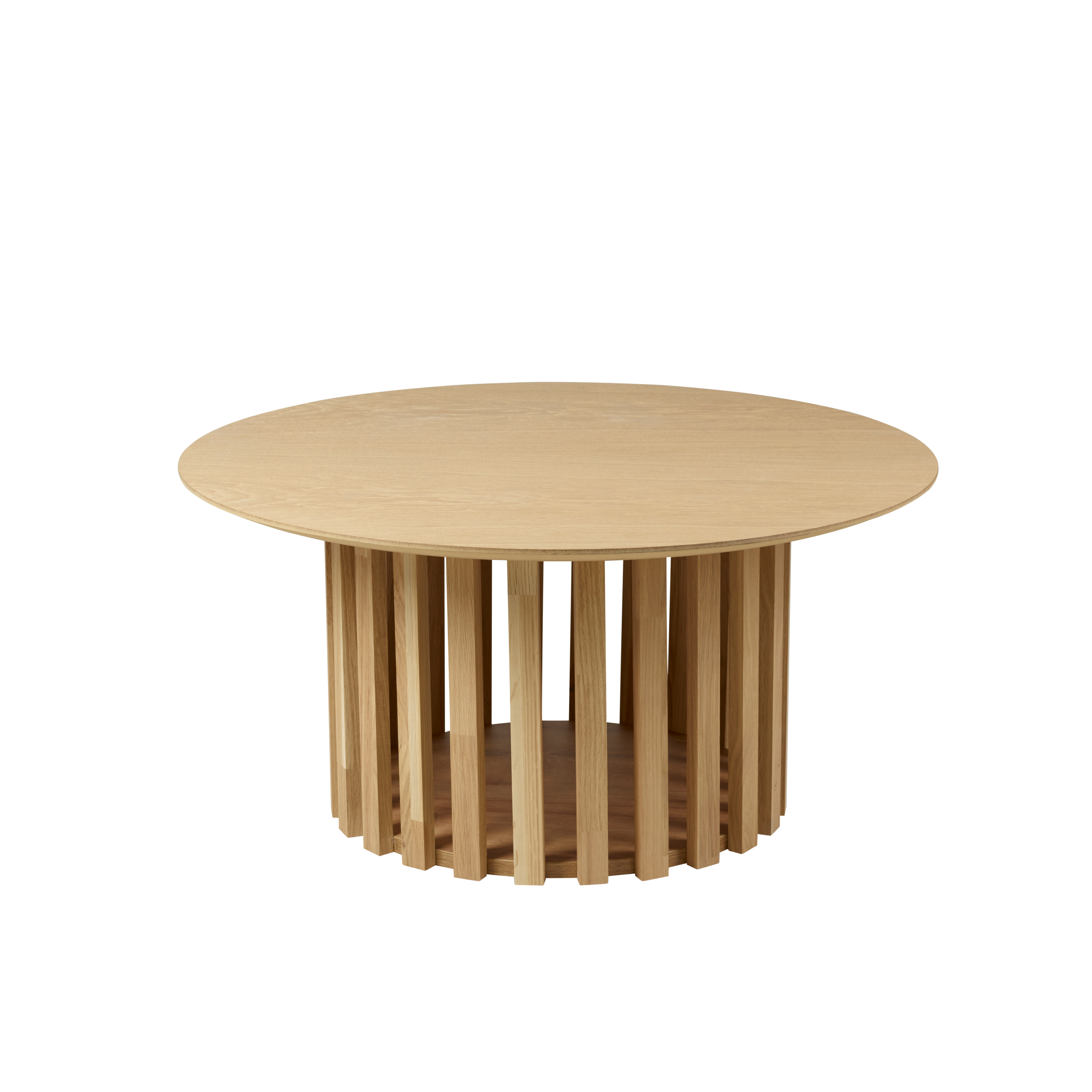 LATTO Salontafel naturelH 38 cm - Ø 80 cm - Ø 46 cm