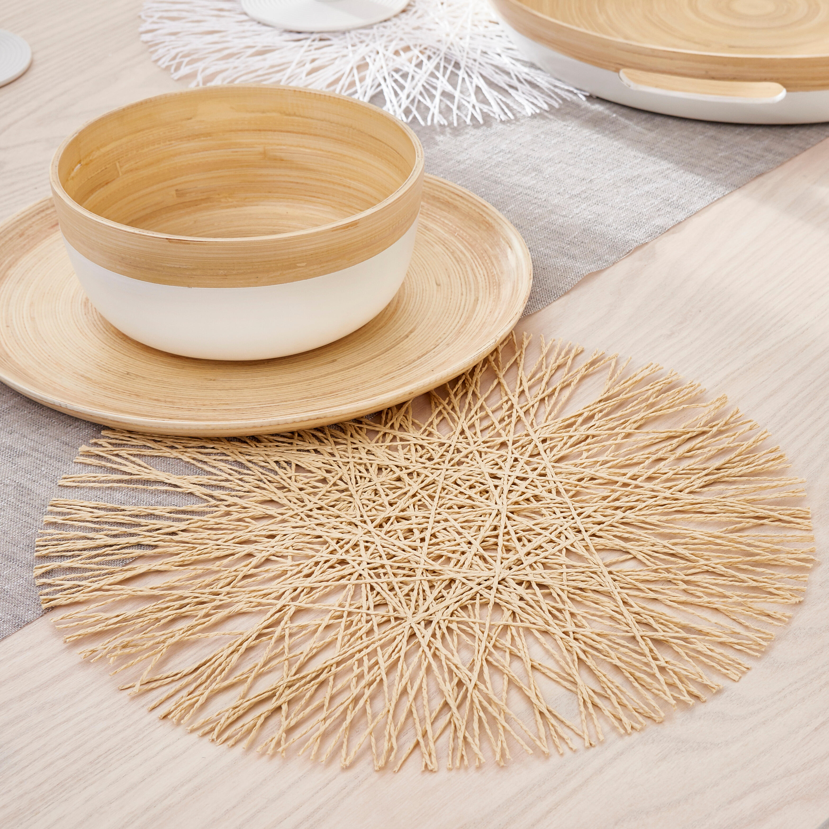 RAMI Placemat naturelØ 38 cm