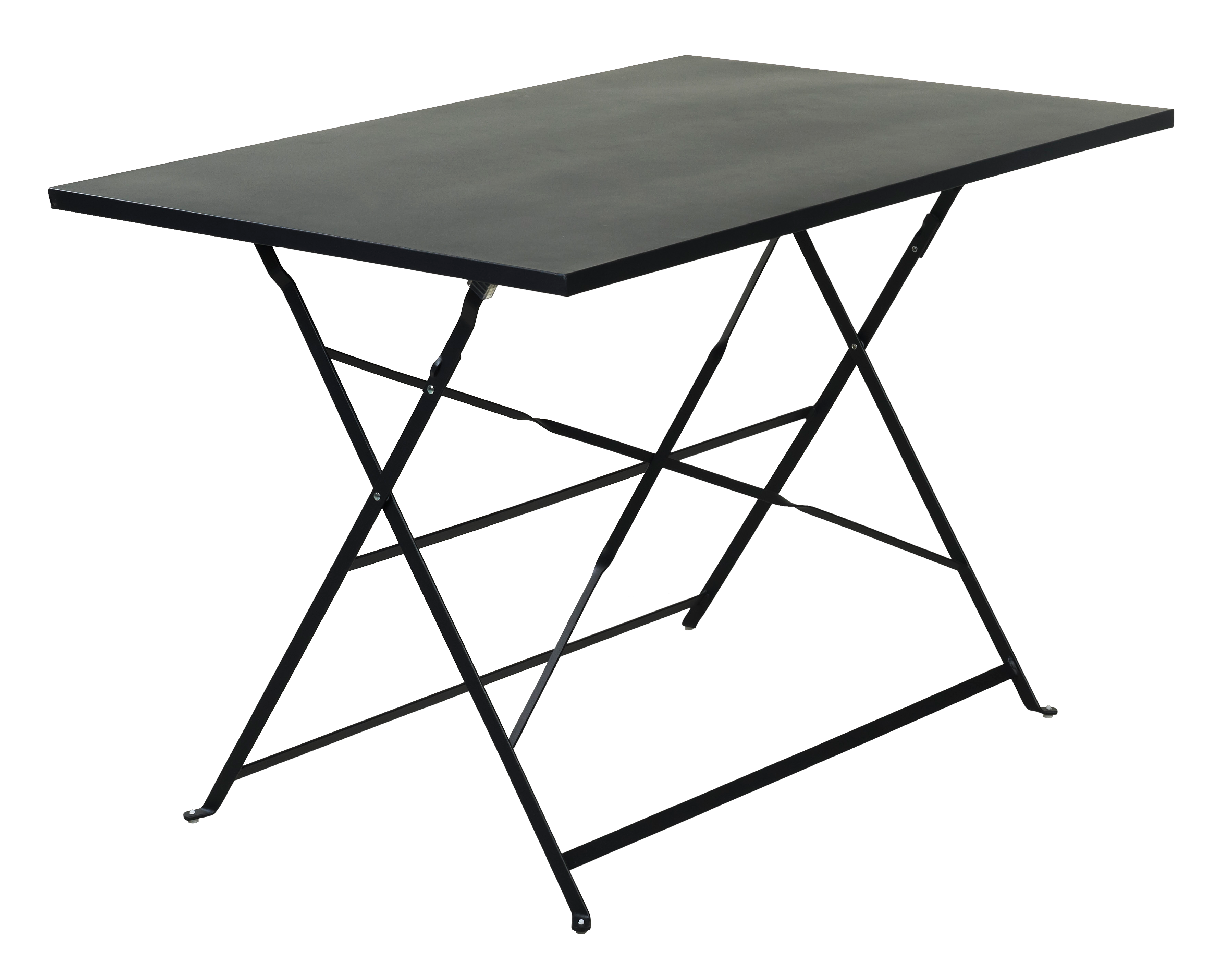 IMPERIAL Vouwtafel rechthoekig zwartH 71 x B 70 x L 110 cm