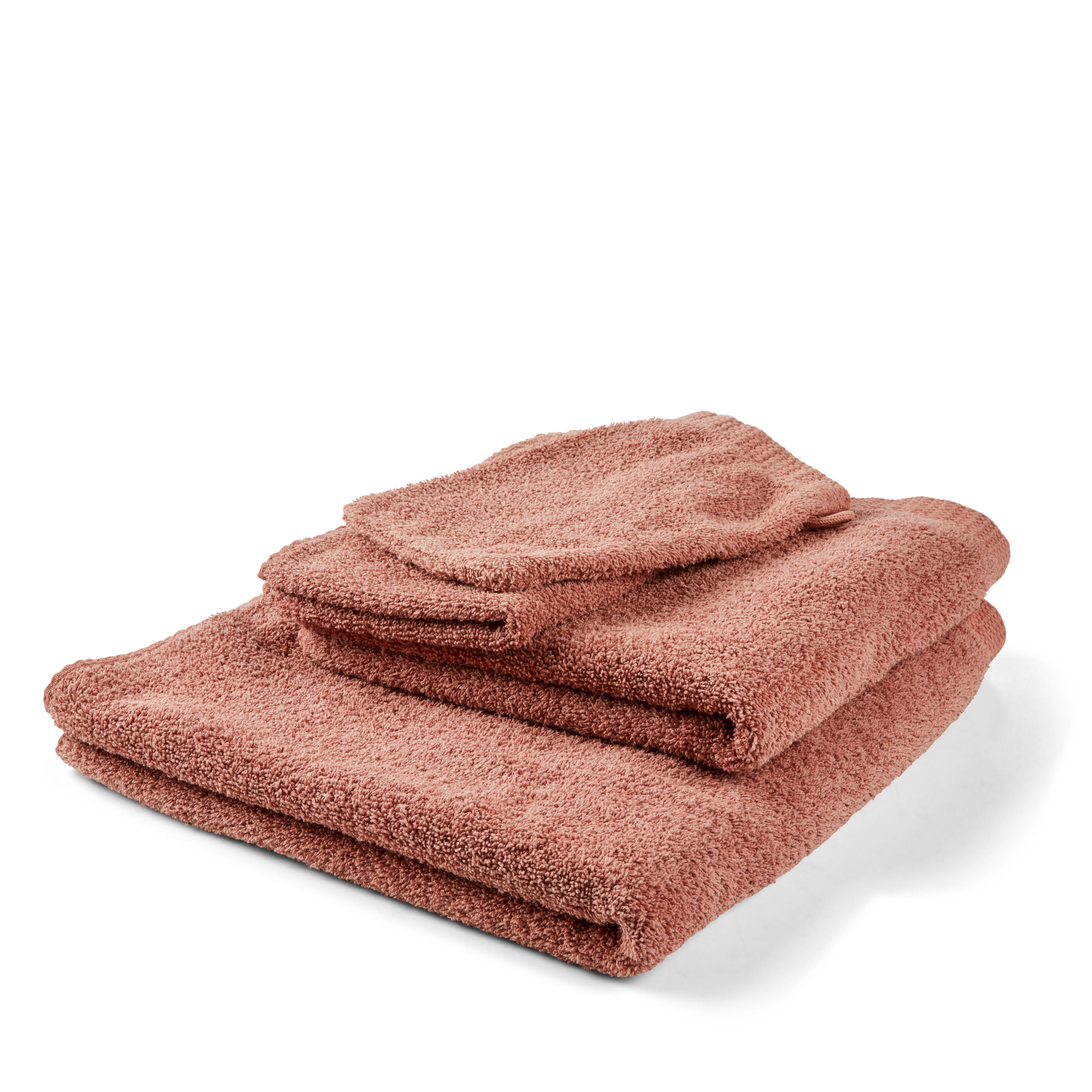 MINERAL Badlaken terracottaB 70 x L 140 cm