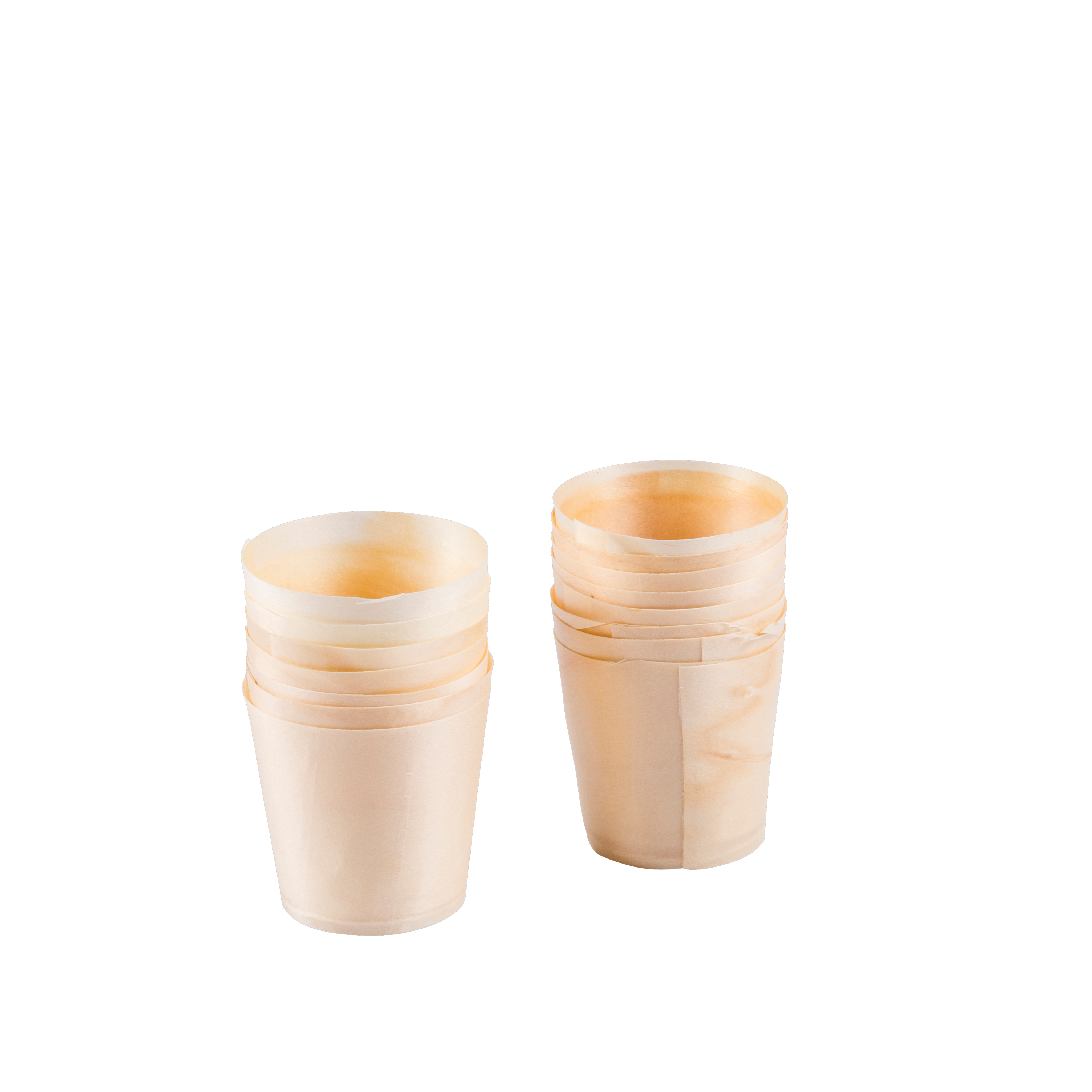 APERO ECO Potjes set van 15 naturelH 6 cm - Ø 6 cm