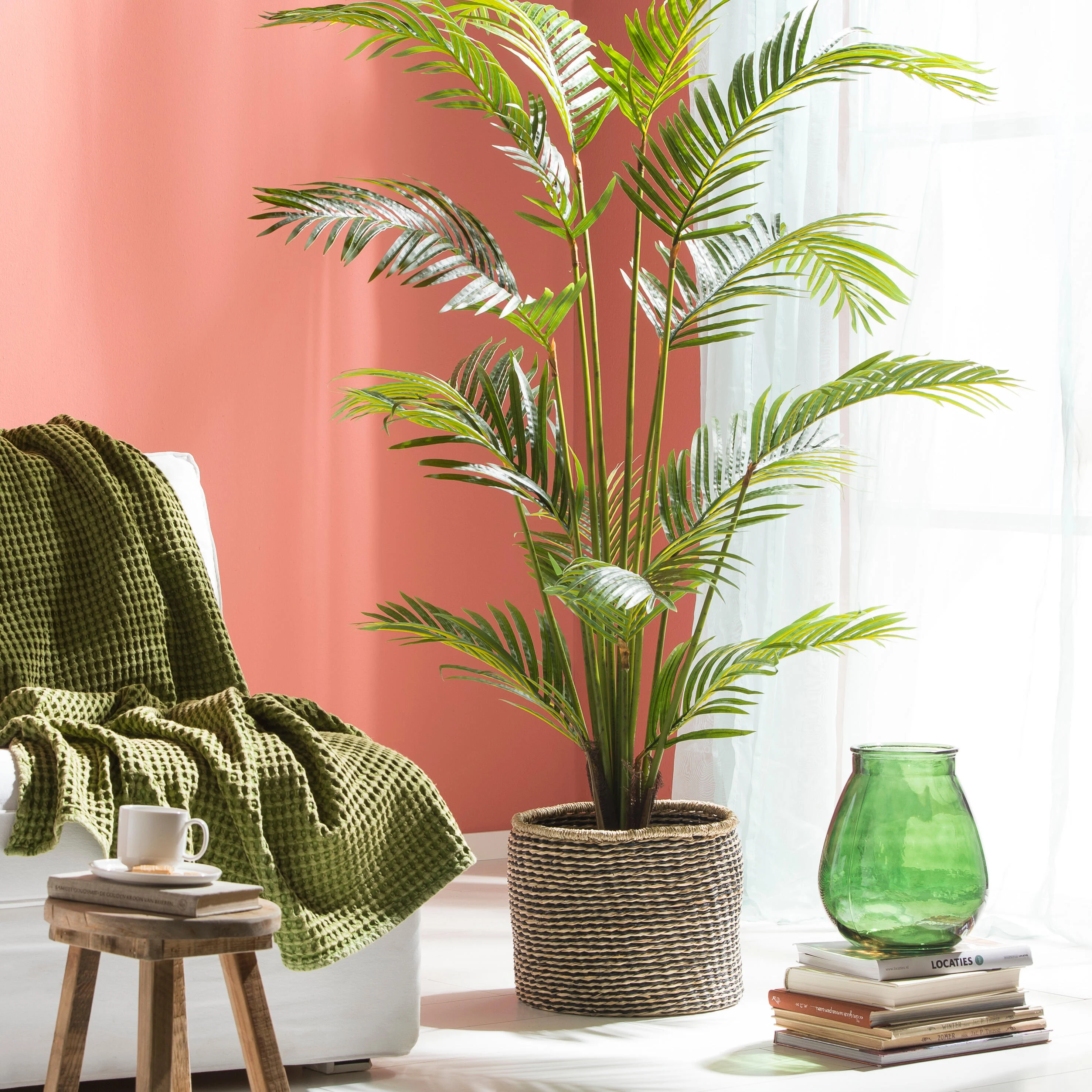 KWAI Palmboom groenH 180 cm - Ø 14,5 cm