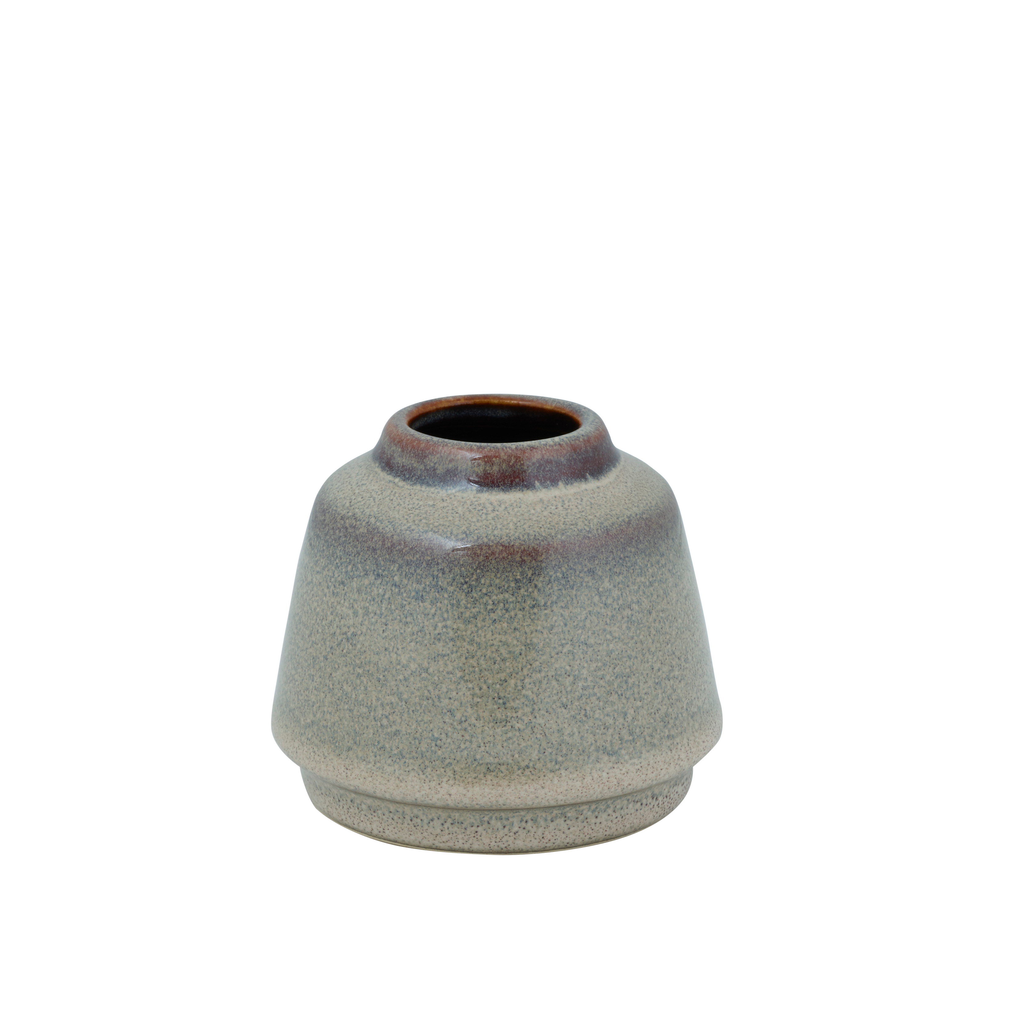 LINDE Vaas taupeH 7 cm - Ø 8 cm