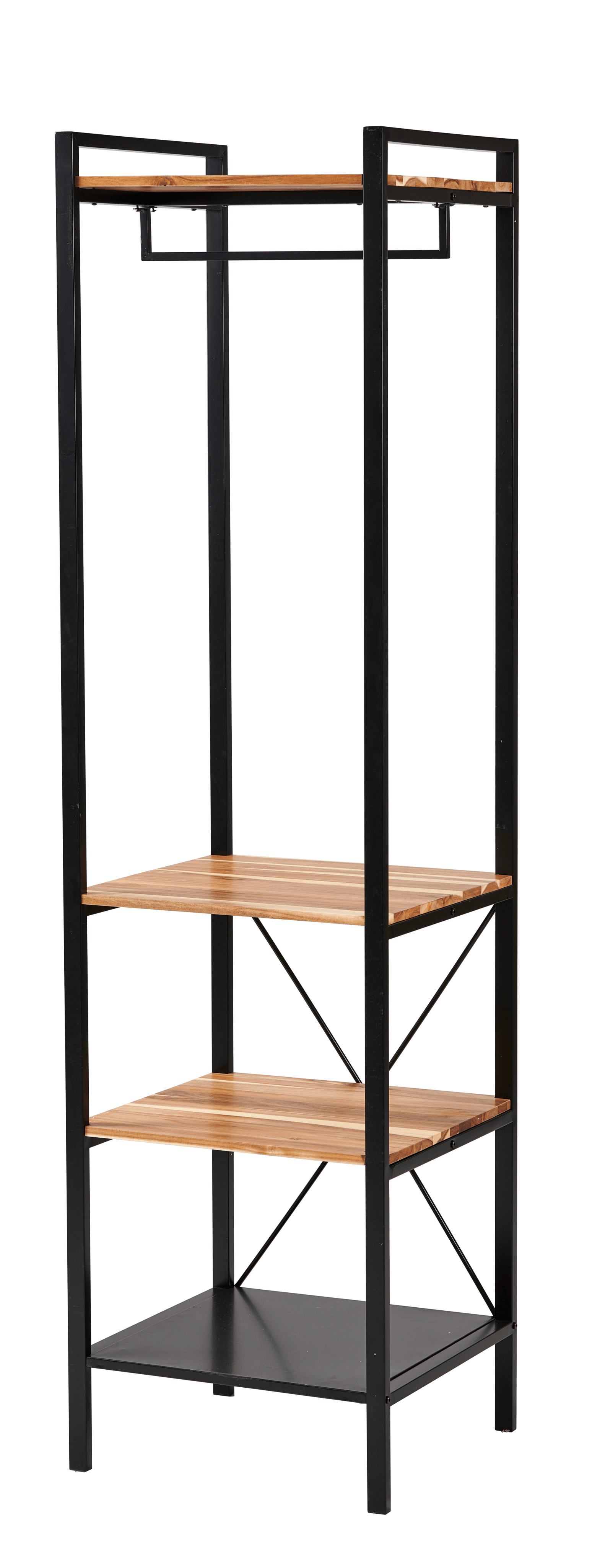 MARCEL Kledingrek zwartH 200 x B 52 x D 50 cm