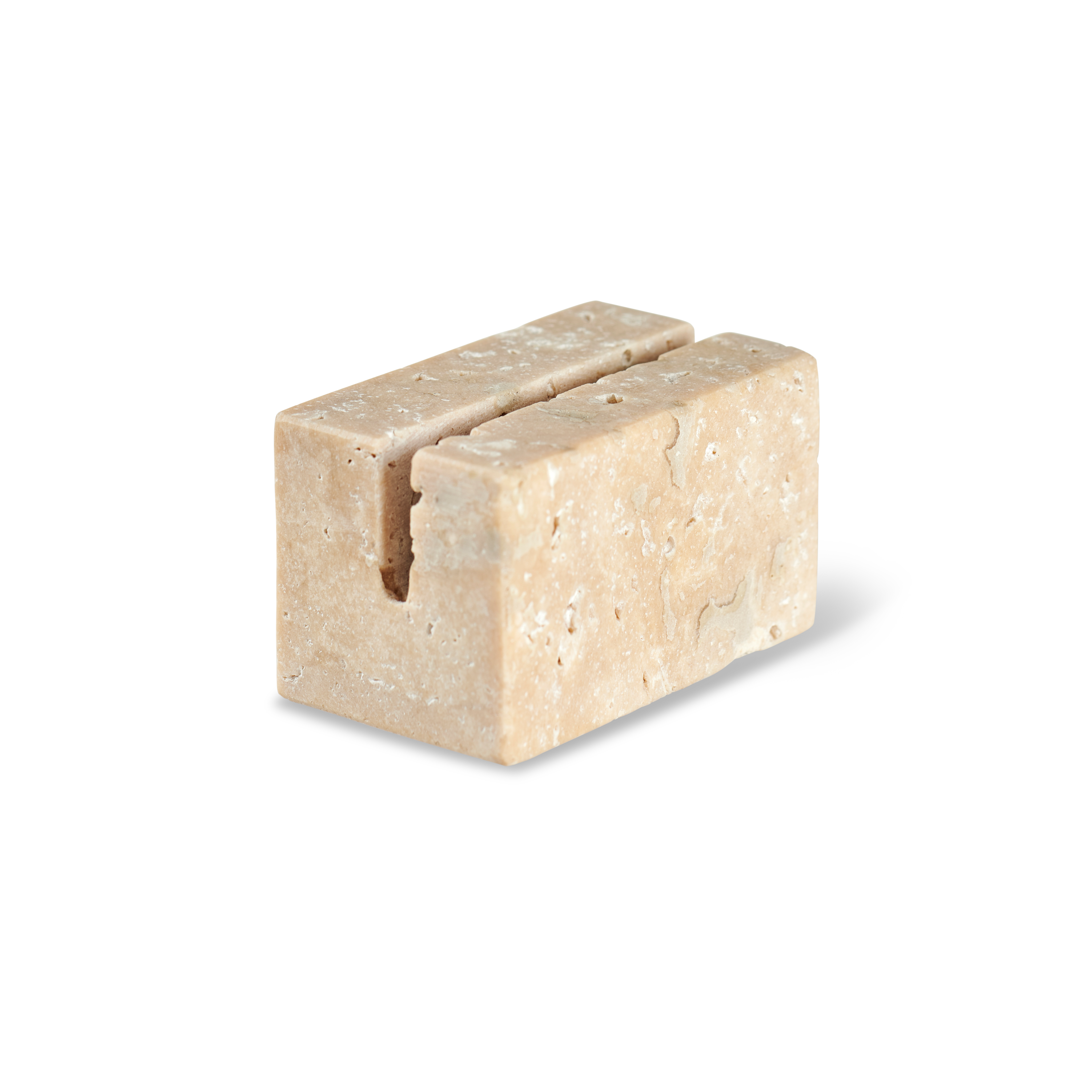 TRAVI Naamkaarthouder naturelH 2,2 x L 3,5 cm