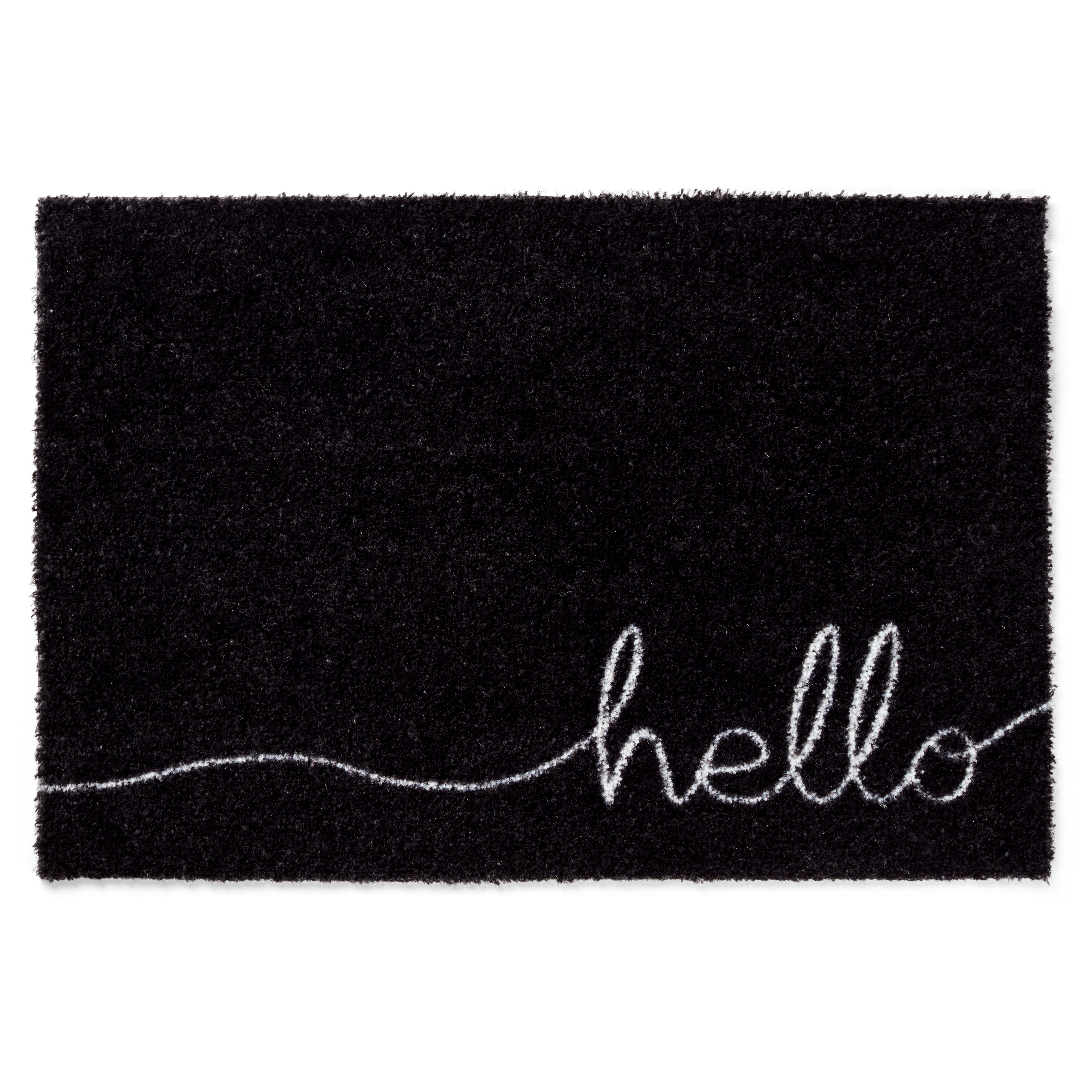 HELLO Deurmat zwartB 39 x L 58 cm