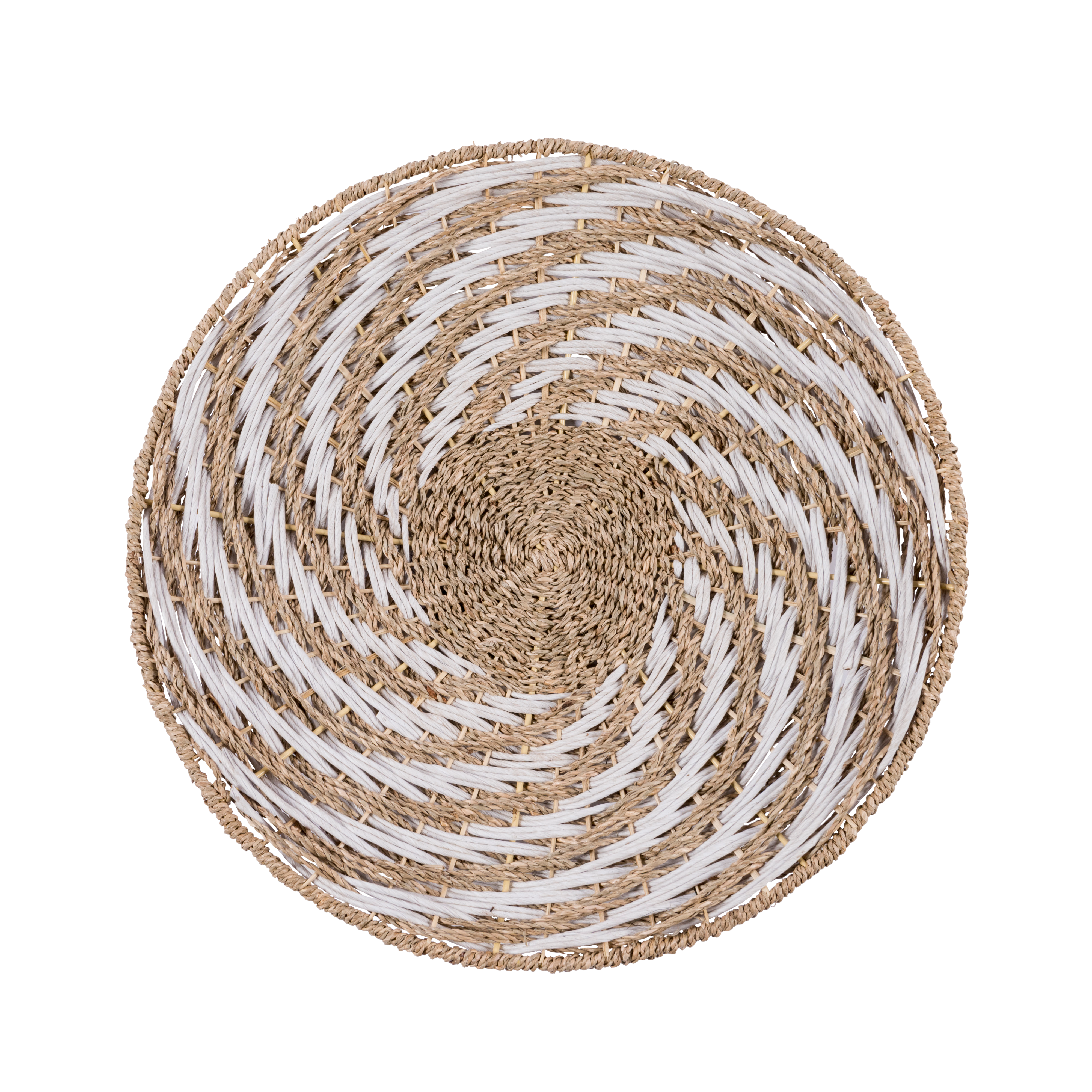 AMAZONAS Muurdecoratie wit, naturelØ 45 cm