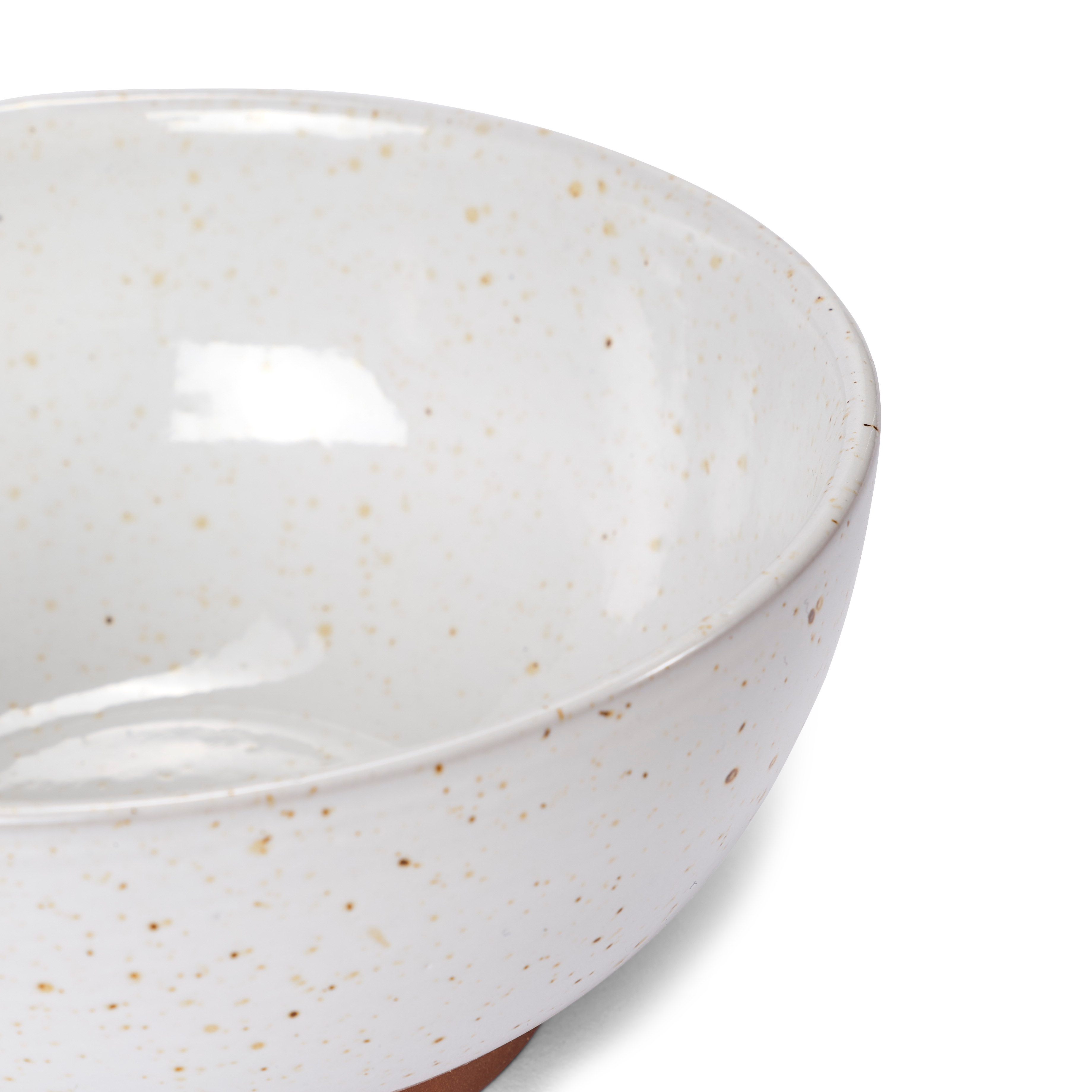 TERRA Bowl wit - set van 4 H 6,5 cm - Ø 14 cm