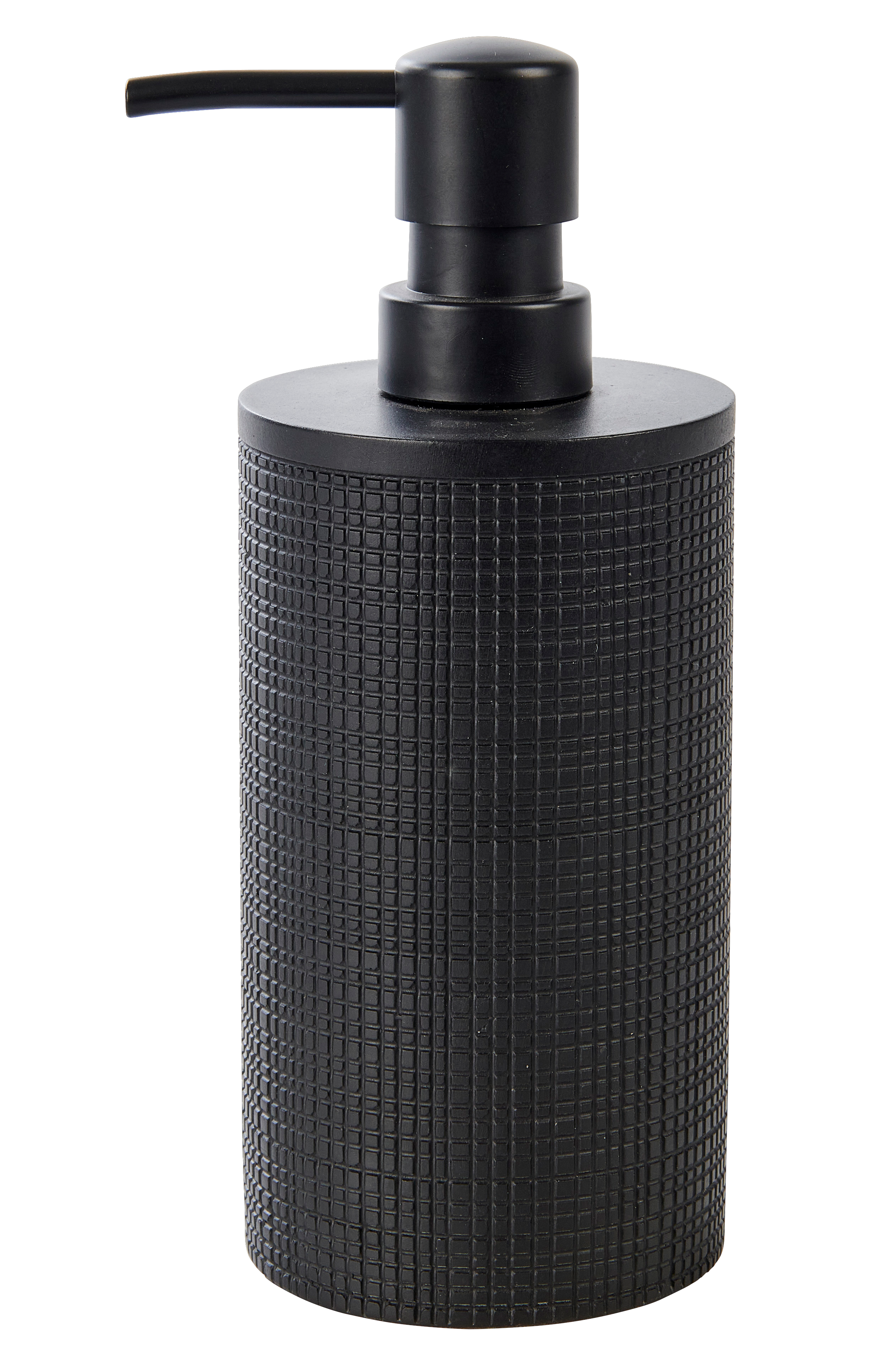 SAMOURAI Zeepdispenser zwartH 18,5 cm - Ø 7 cm