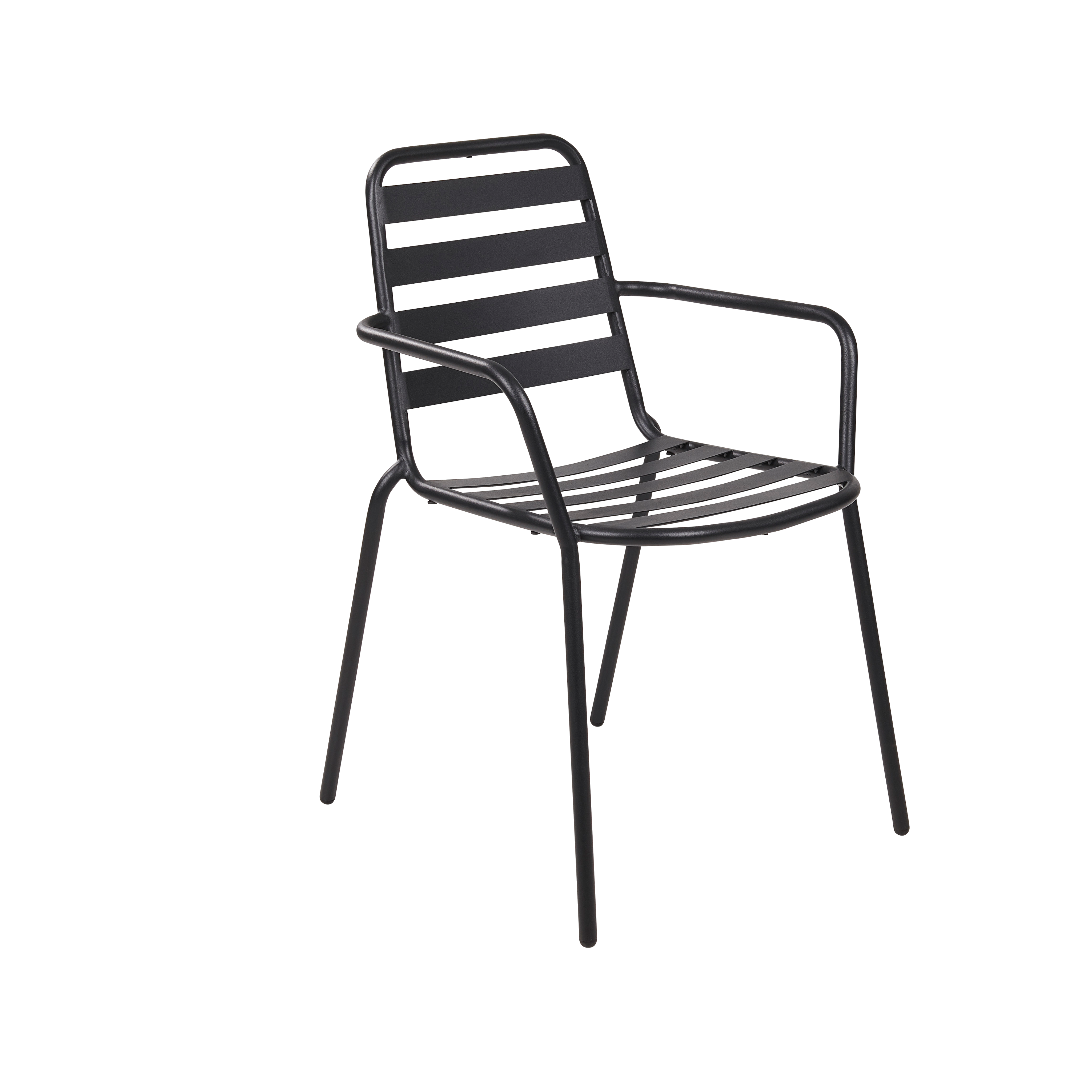 LIVA Bistro stoel zwartH 79,5 x B 52,3 x D 56,3 cm - CASA