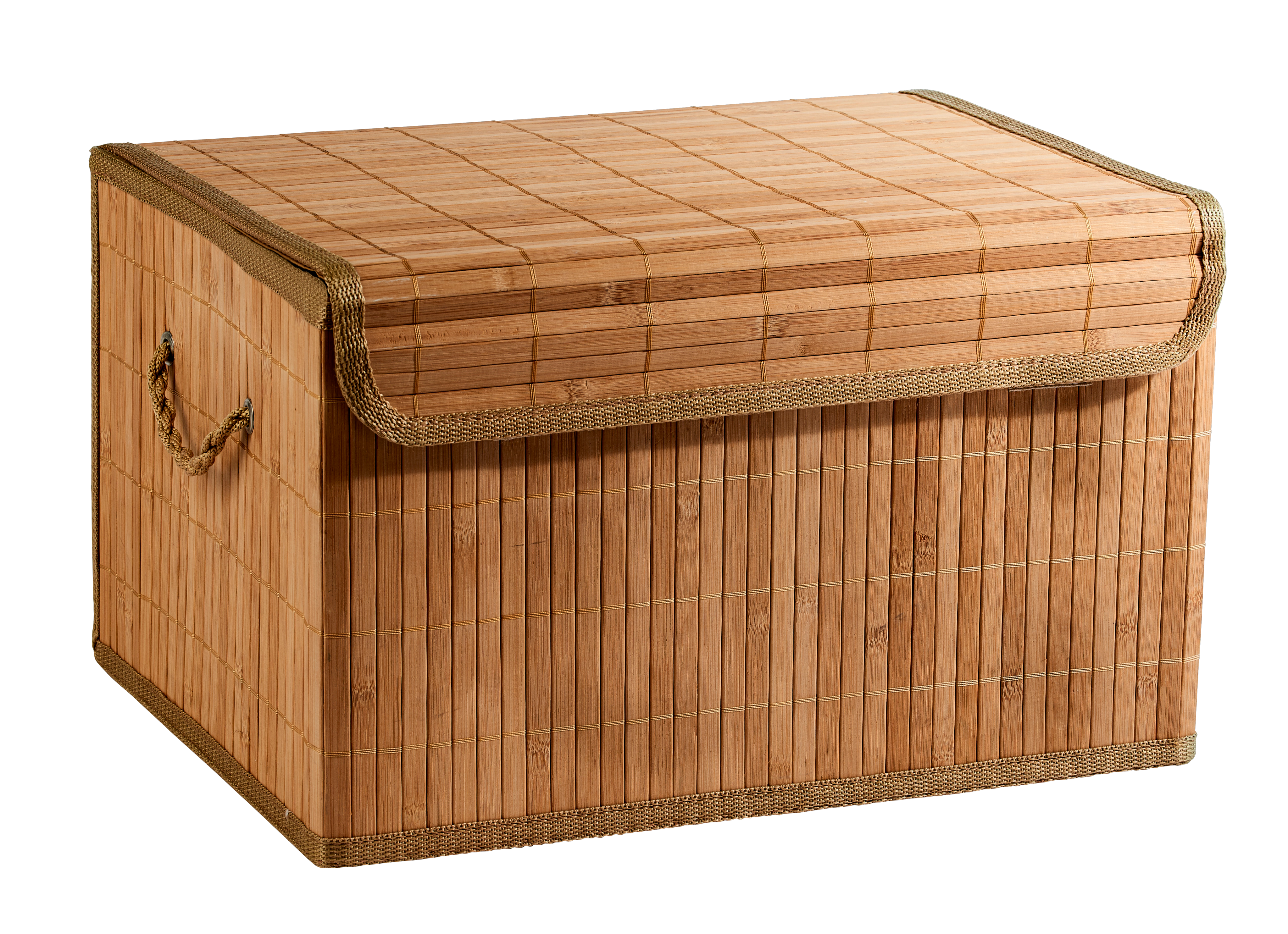 ZEN Opbergbox met handvaten naturelH 24 x B 41 x L 31 cm - CASA