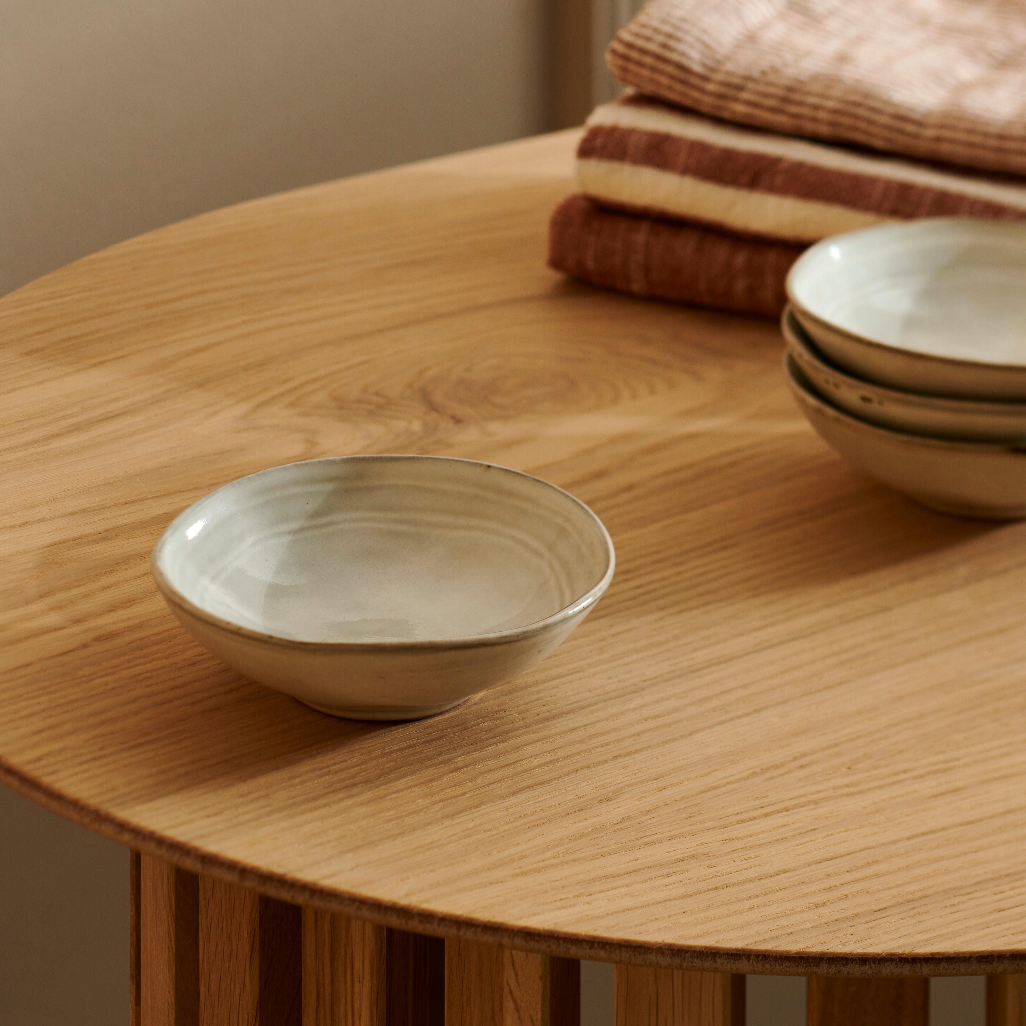EARTH MARL Bowl 12,5 CL crème - set van 4 Ø 12 cm