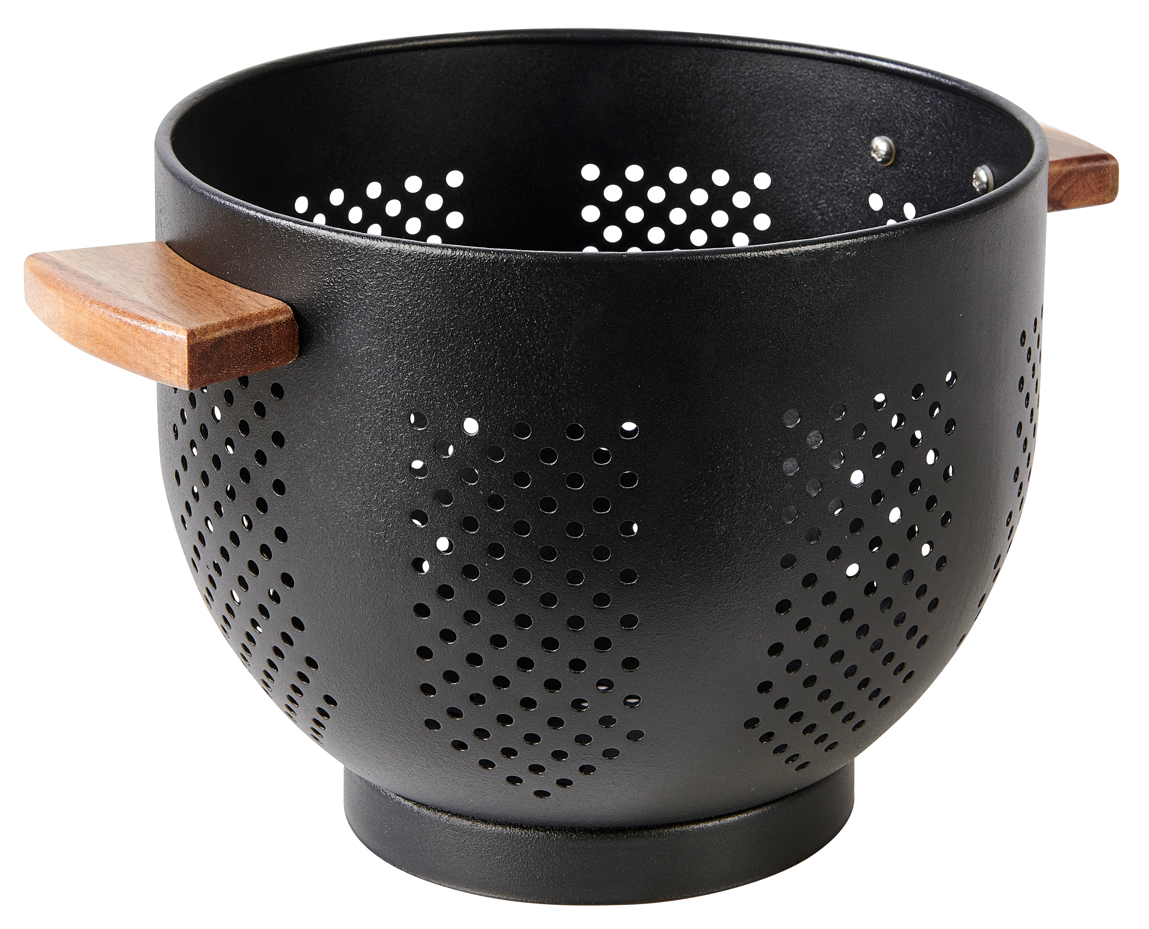 ACACIA LUX Vergiet zwart, naturelH 19 cm - Ø 22 cm