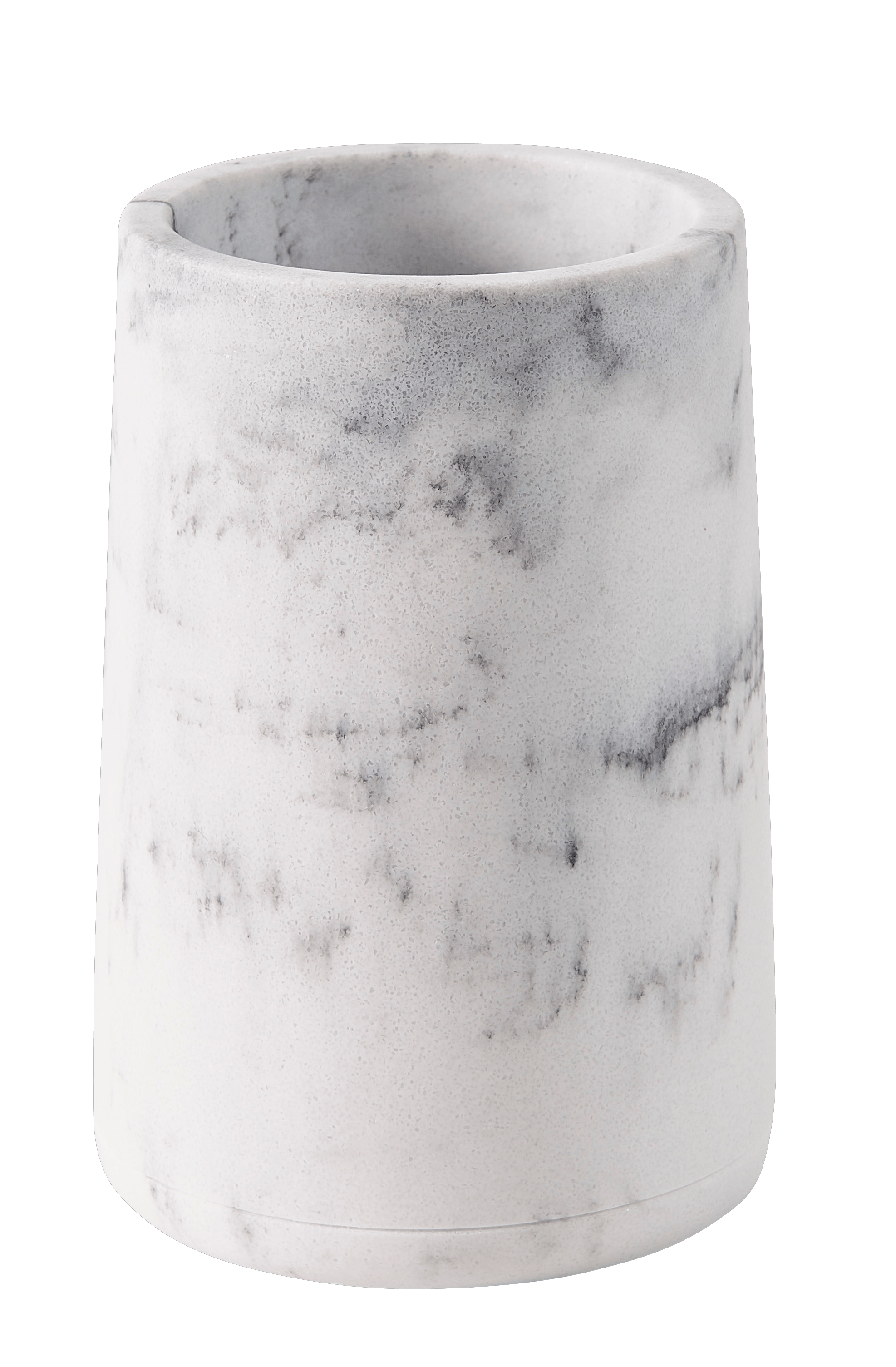 LUNA Tandenborstelhouder marmerlookH 10,5 cm - Ø 7,5 cm