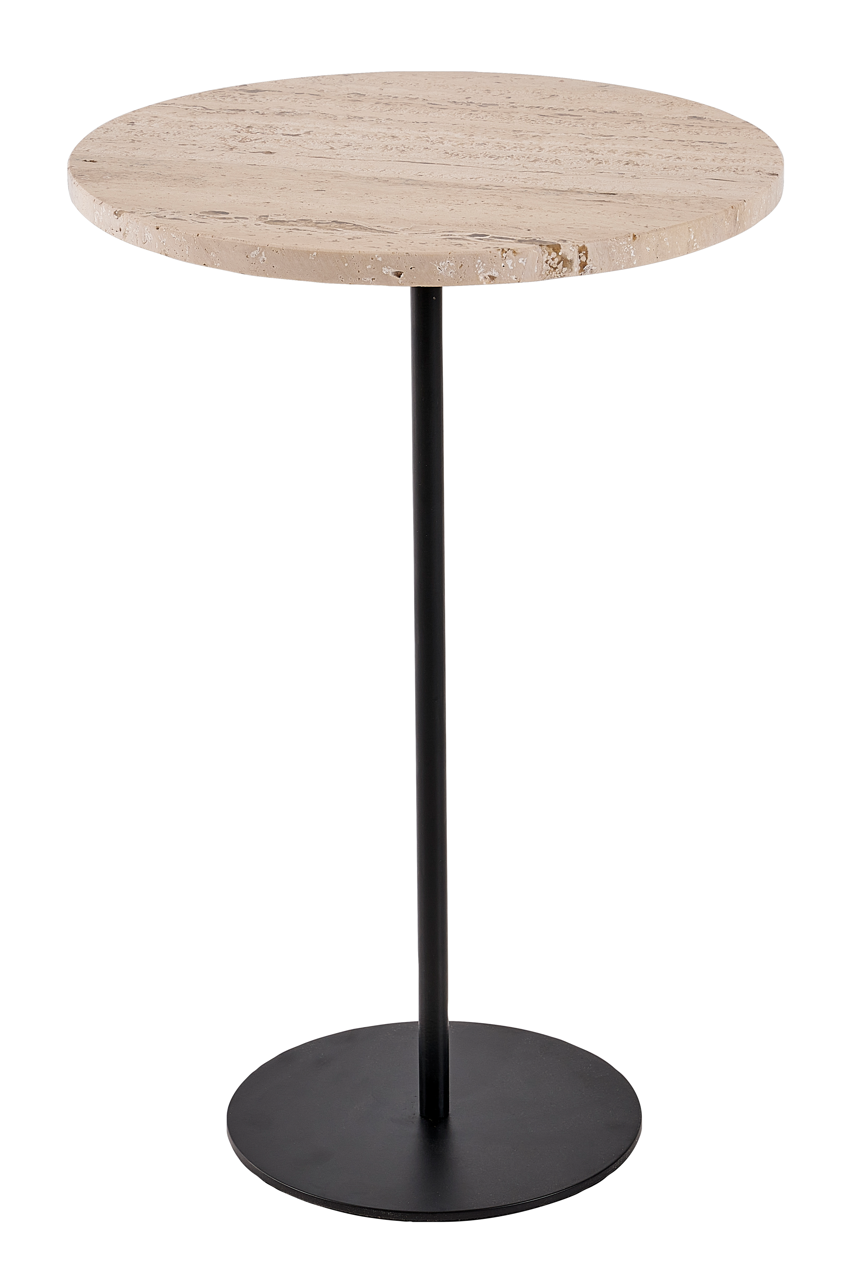 TREVOR Bijzettafel beigeH 52 cm - Ø 35 cm
