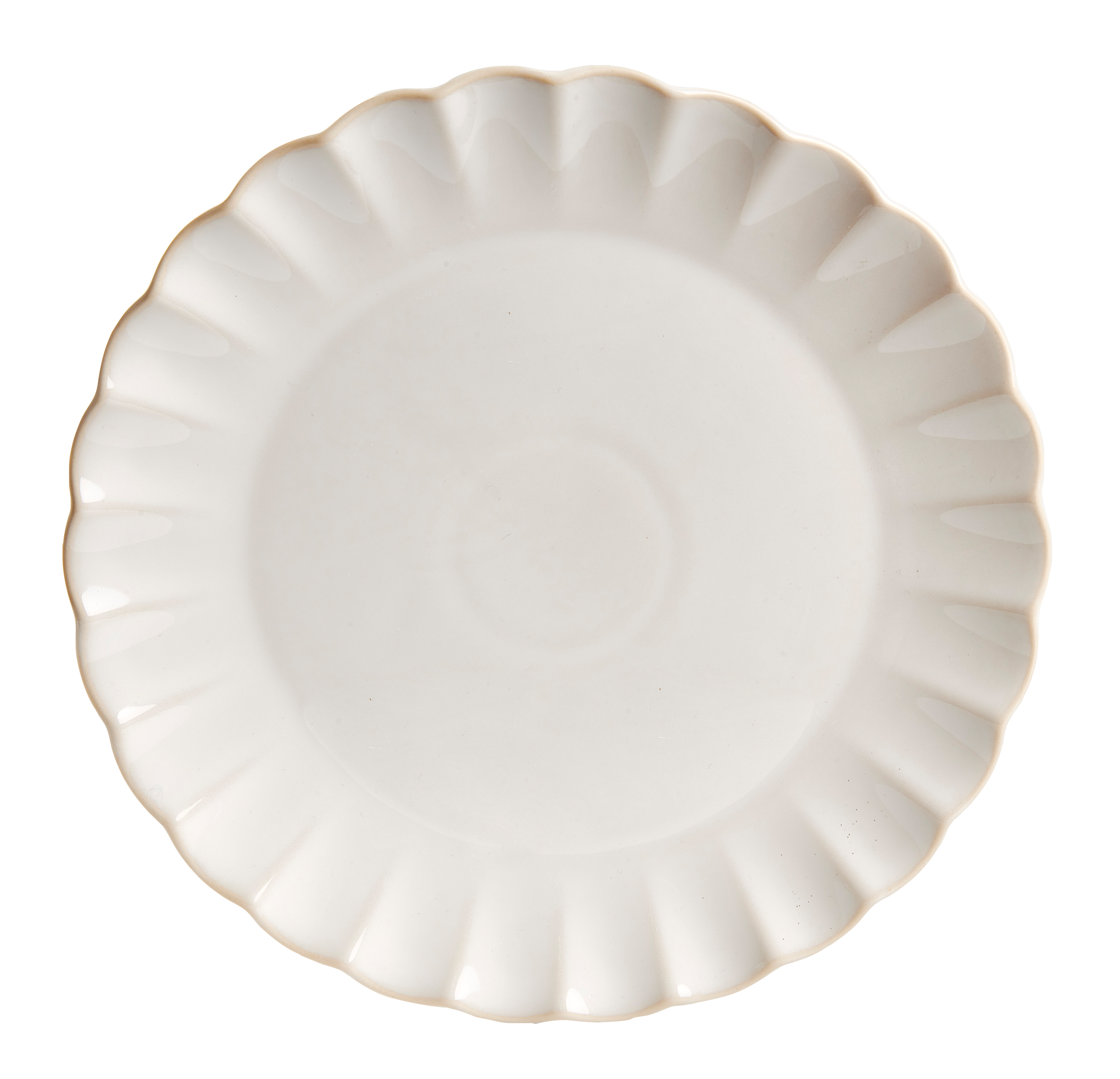 DAHLIA Bord wit - set van 4 Ø 27 cm