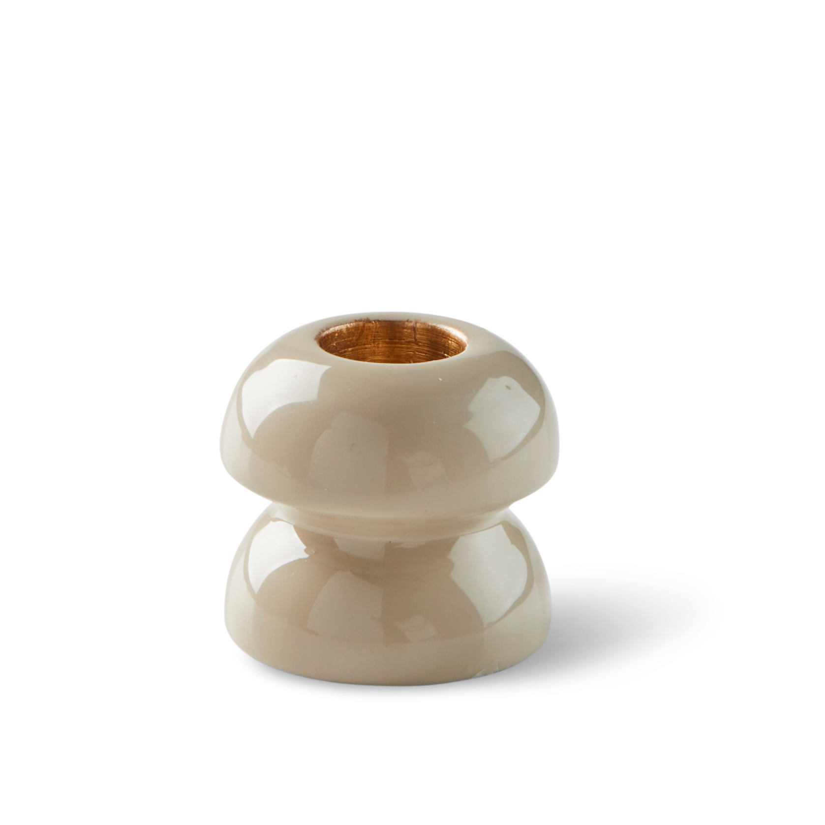 LUCE Kandelaar taupeH 4,5 cm - Ø 5 cm