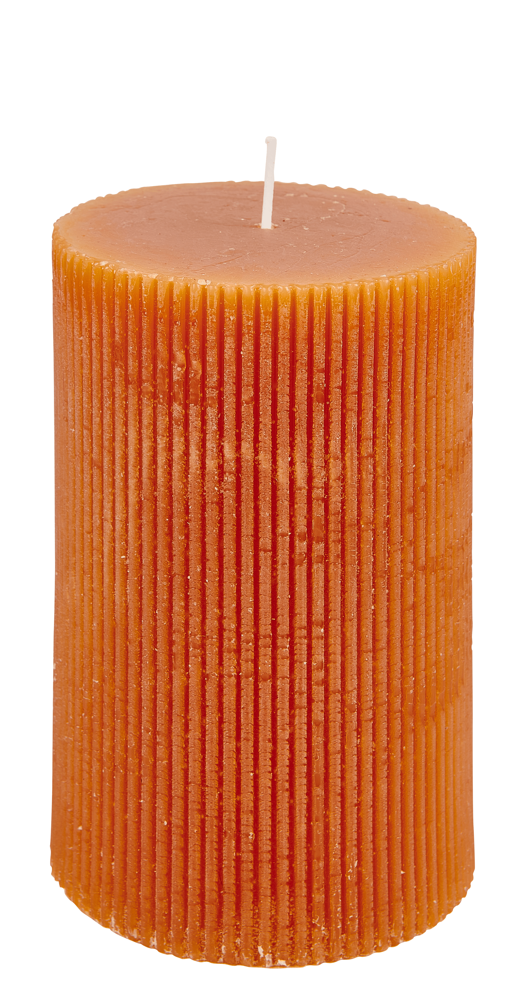 RUSTIC Rib kaats bruinH 15 cm - Ø 10 cm