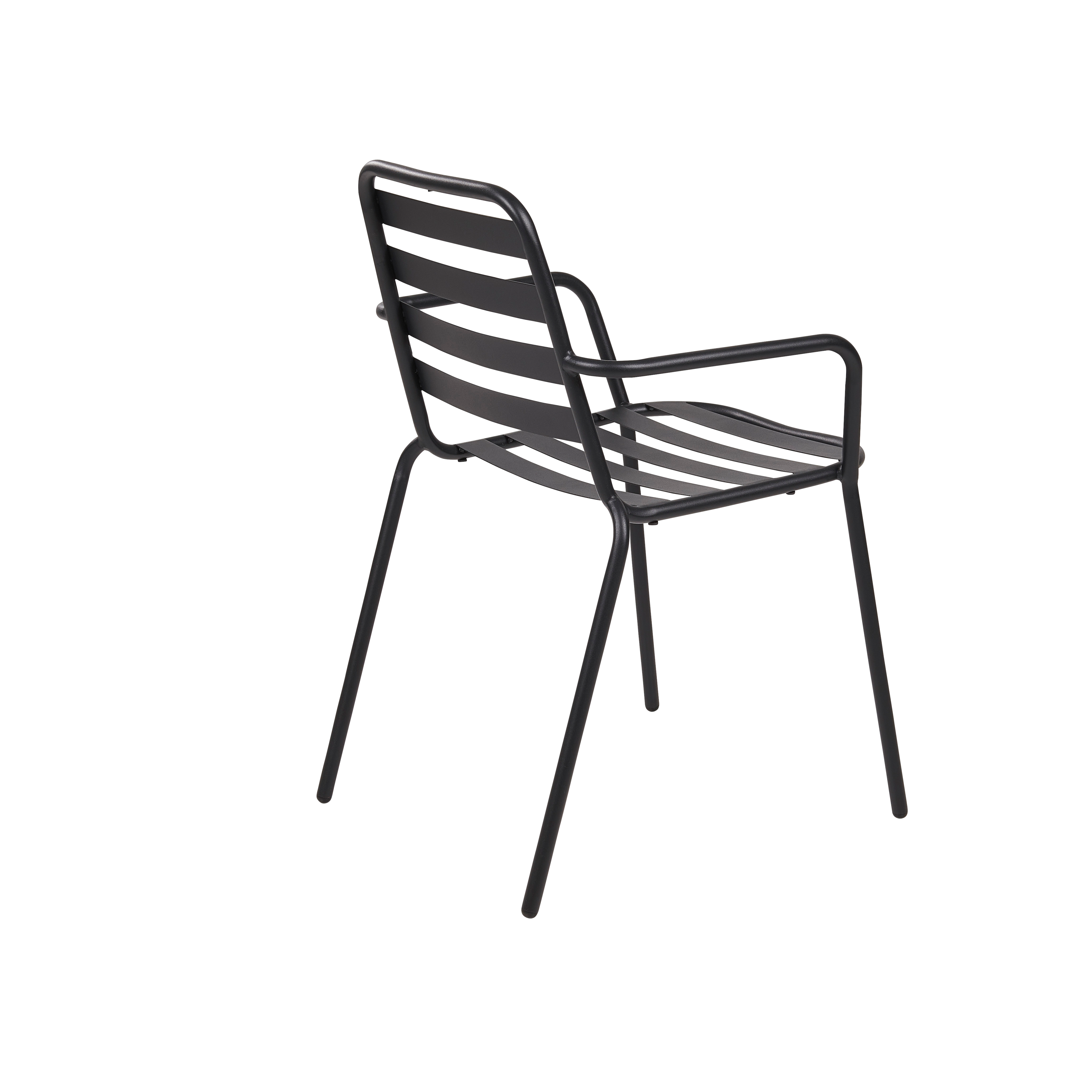 LIVA Bistro stoel zwartH 79,5 x B 52,3 x D 56,3 cm - CASA