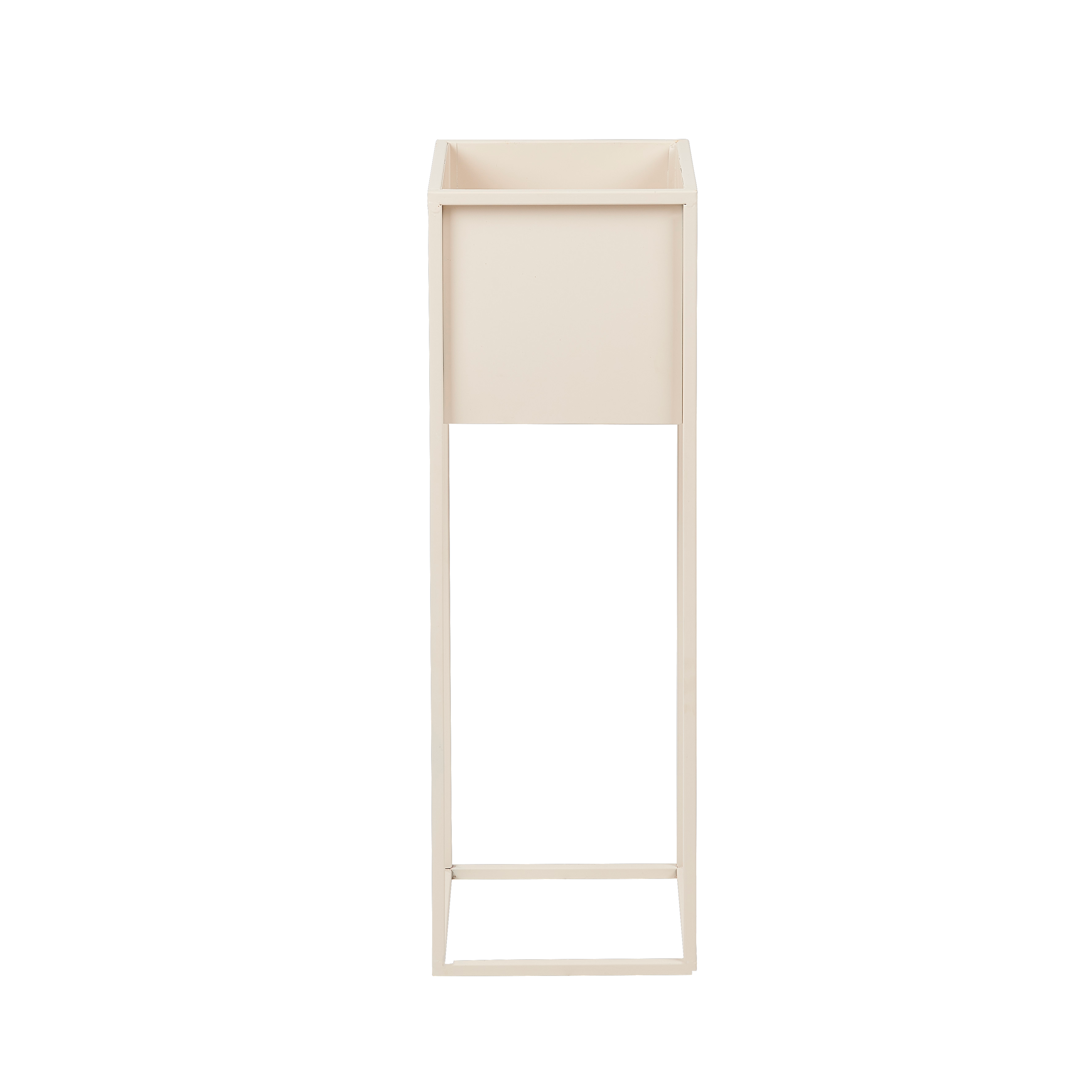 LARGO Bloempot crèmeH 60 x B 20 x D 20 cm