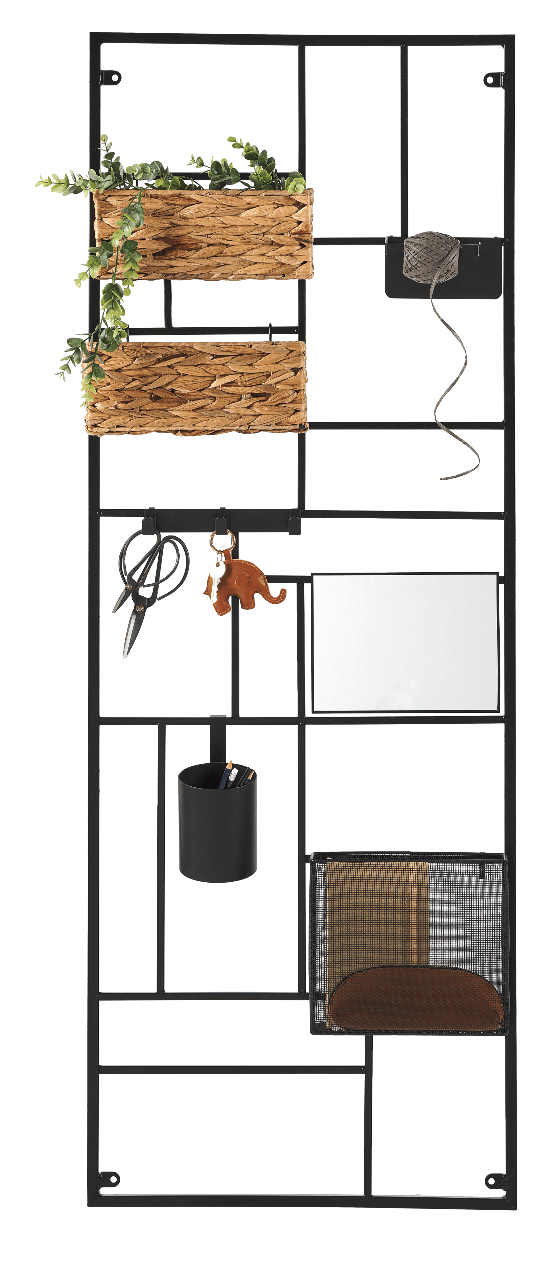 MODULAR Wandrek zwartH 150 x B 55 cm